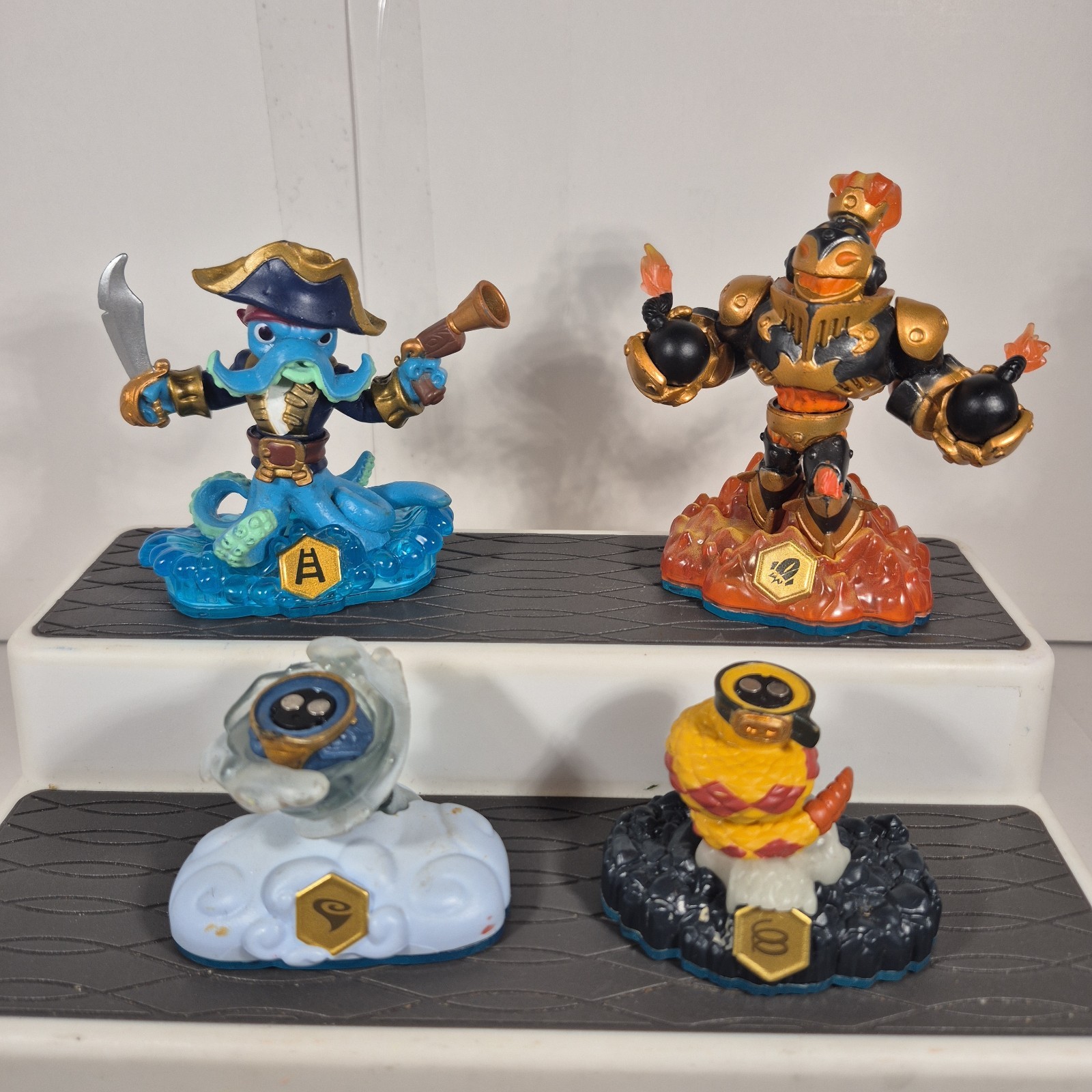 Lot Of 4 Skylanders Swap Force Swappable Activision Character Figures