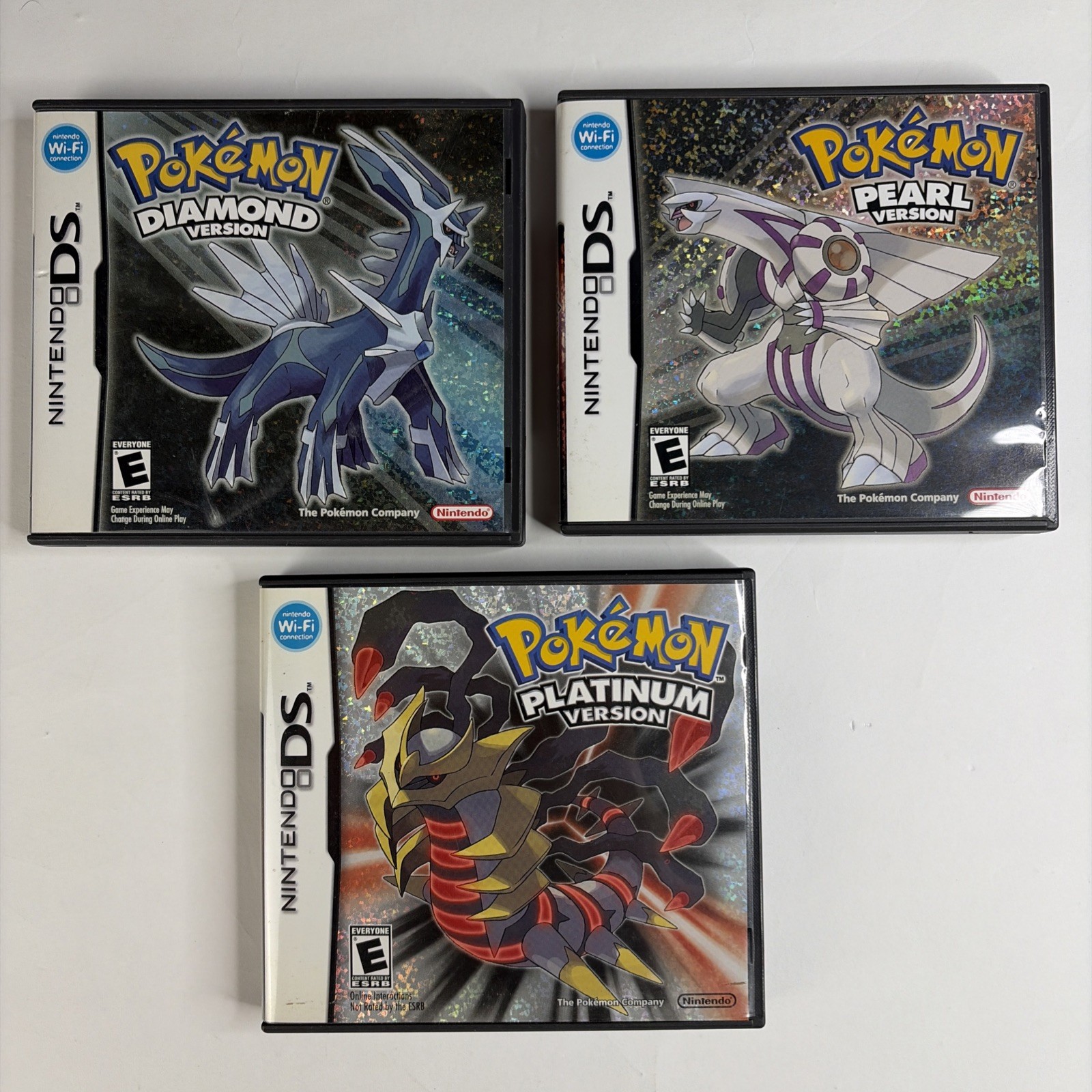 Pokemon DS Platinum Diamond Pearl Bundle W Original Box Authentic Tested