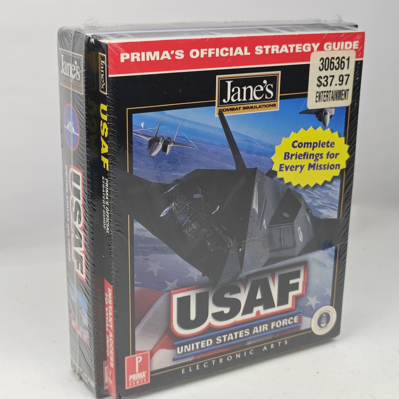 Jane’s Combat Simulations USAF 1999 Big Box PC & Strategy Guide-NEW SEALED VTG