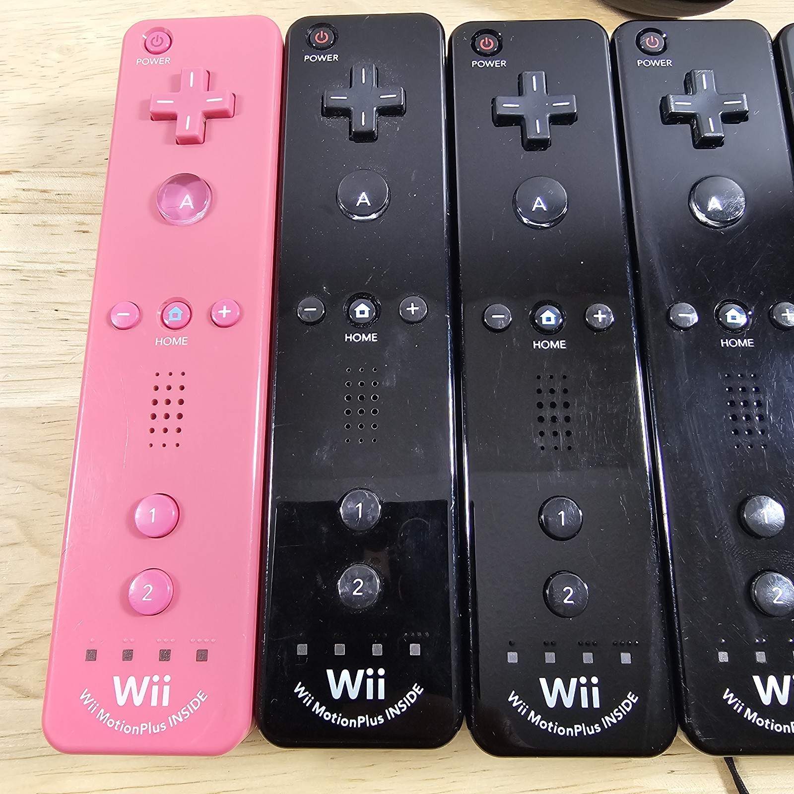 Lot Of 8 Nintendo Wii RVL-036 Wireless Motion Plus Remote Controllers *Untested*
