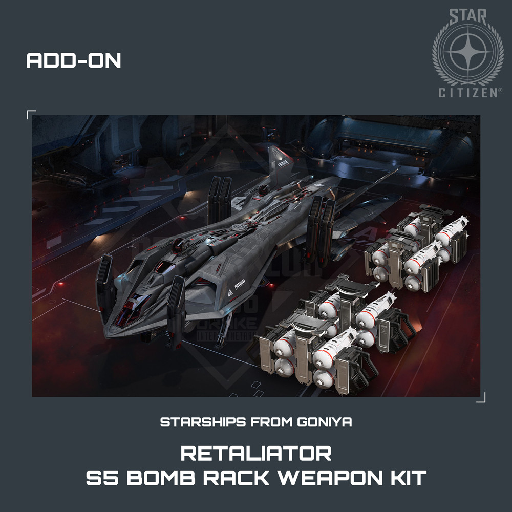STAR CITIZEN – ADD-ONS – AEGIS RETALIATOR – S5 BOMB RACK WEAPON KIT