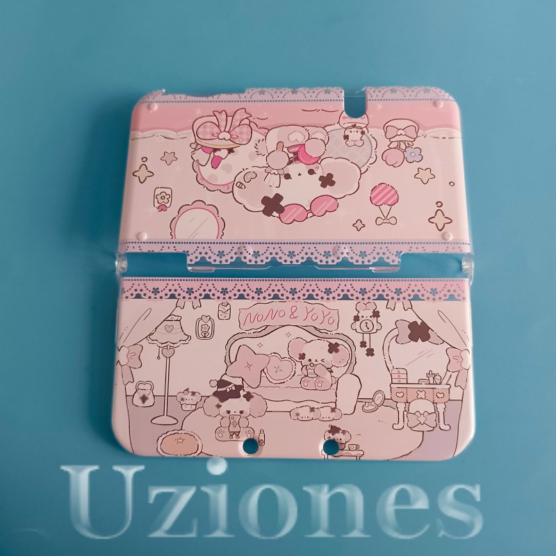 Top&Bottom Protective Cover Snap on Case Shell For Nintendo New 3DS XL New 3DSLL