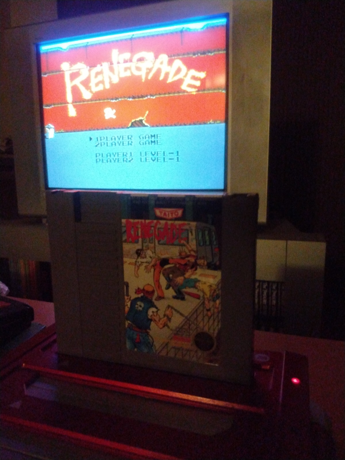 Lot Of 5 NES Games: Bungeling Bay, Heavy Barrell, Renegade, Rescue, Rambo