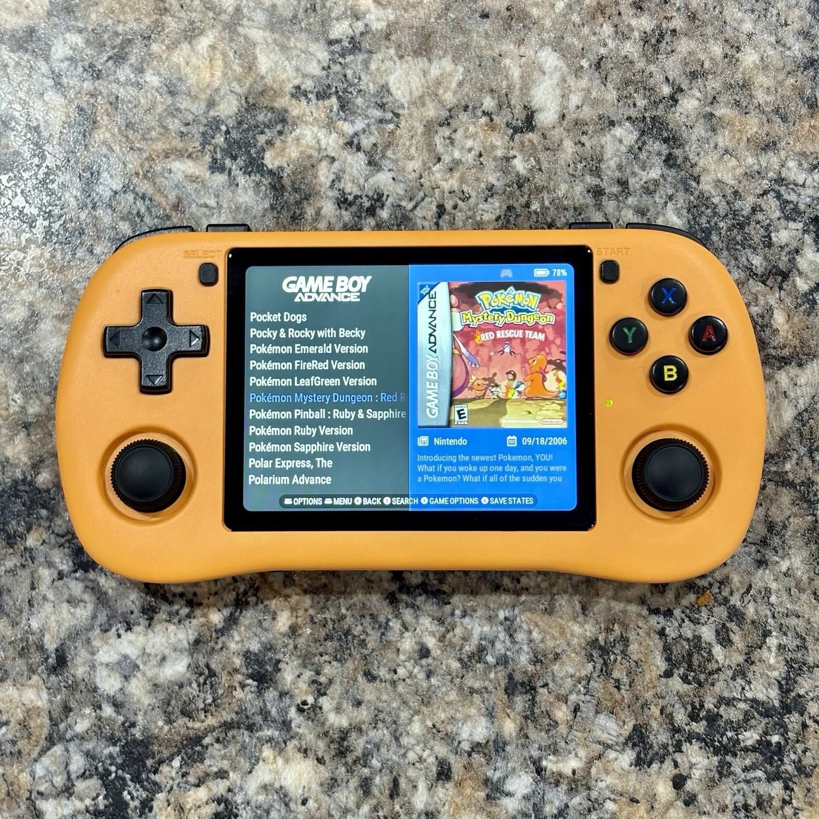 New PowKiddy X35H Gaming Handheld New 64GB Card Custom Loaded Ready To Play