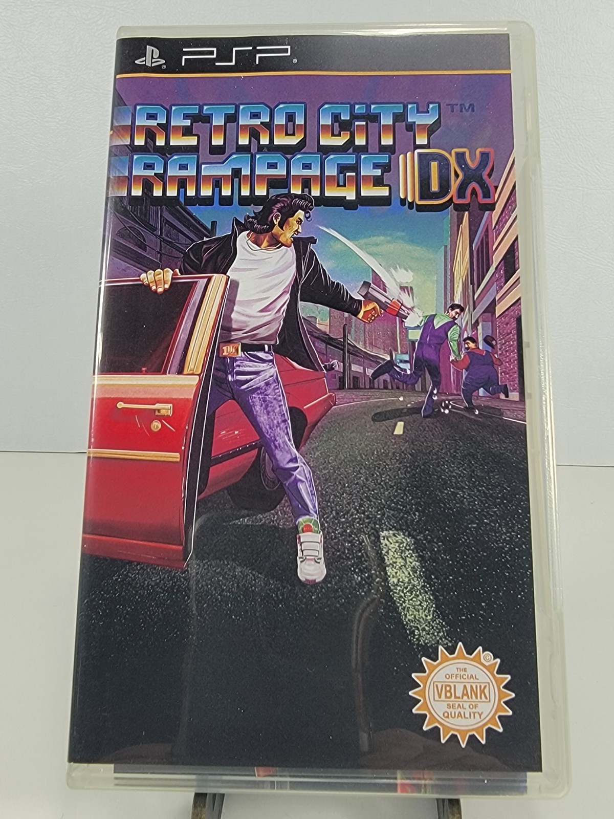 Retro City Rampage DX : PSP Case & Manual Only – Vblank 3000 Units – NO GAME