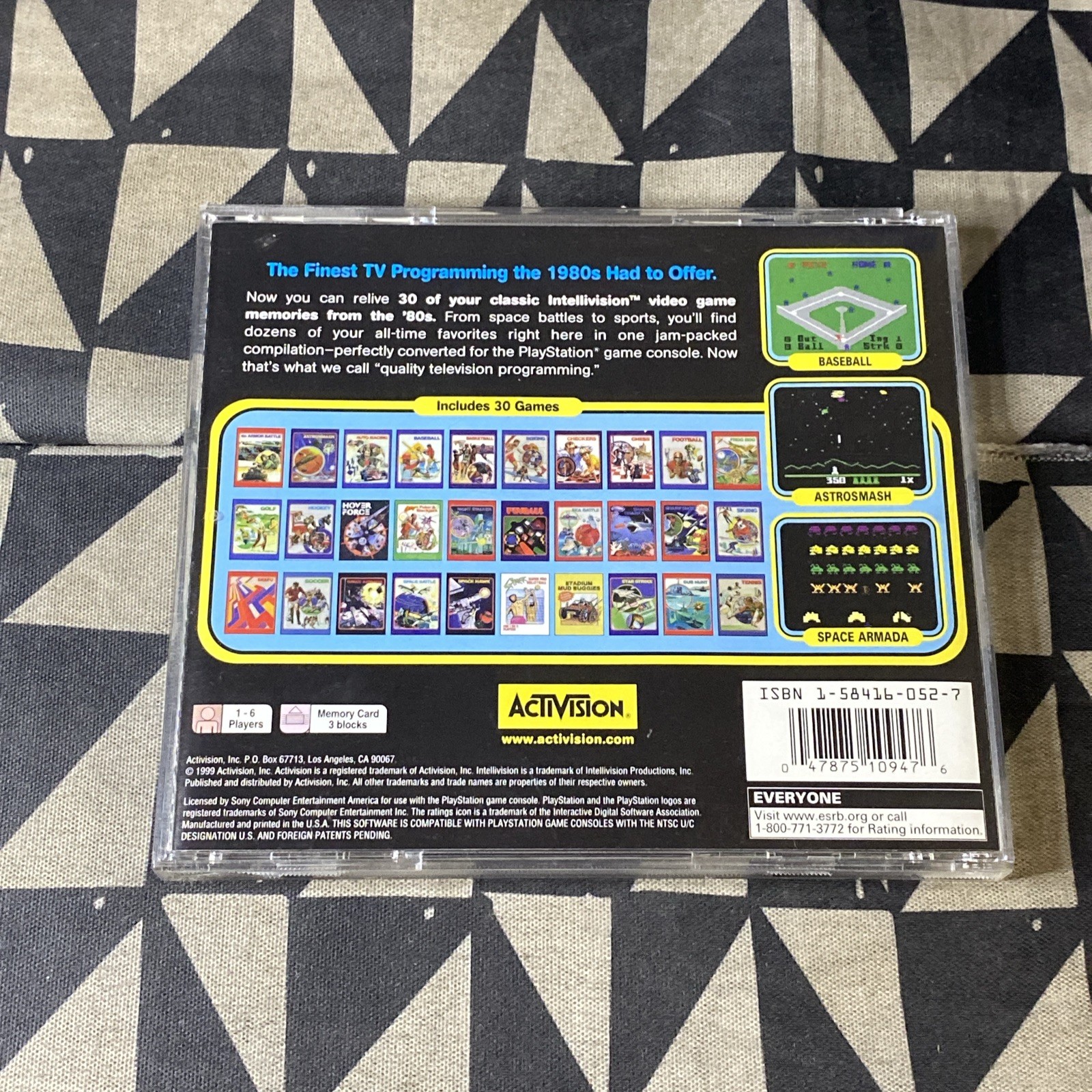 Intellivision Classics Sony PlayStation 1 PS1, 1999 – Complete Tested