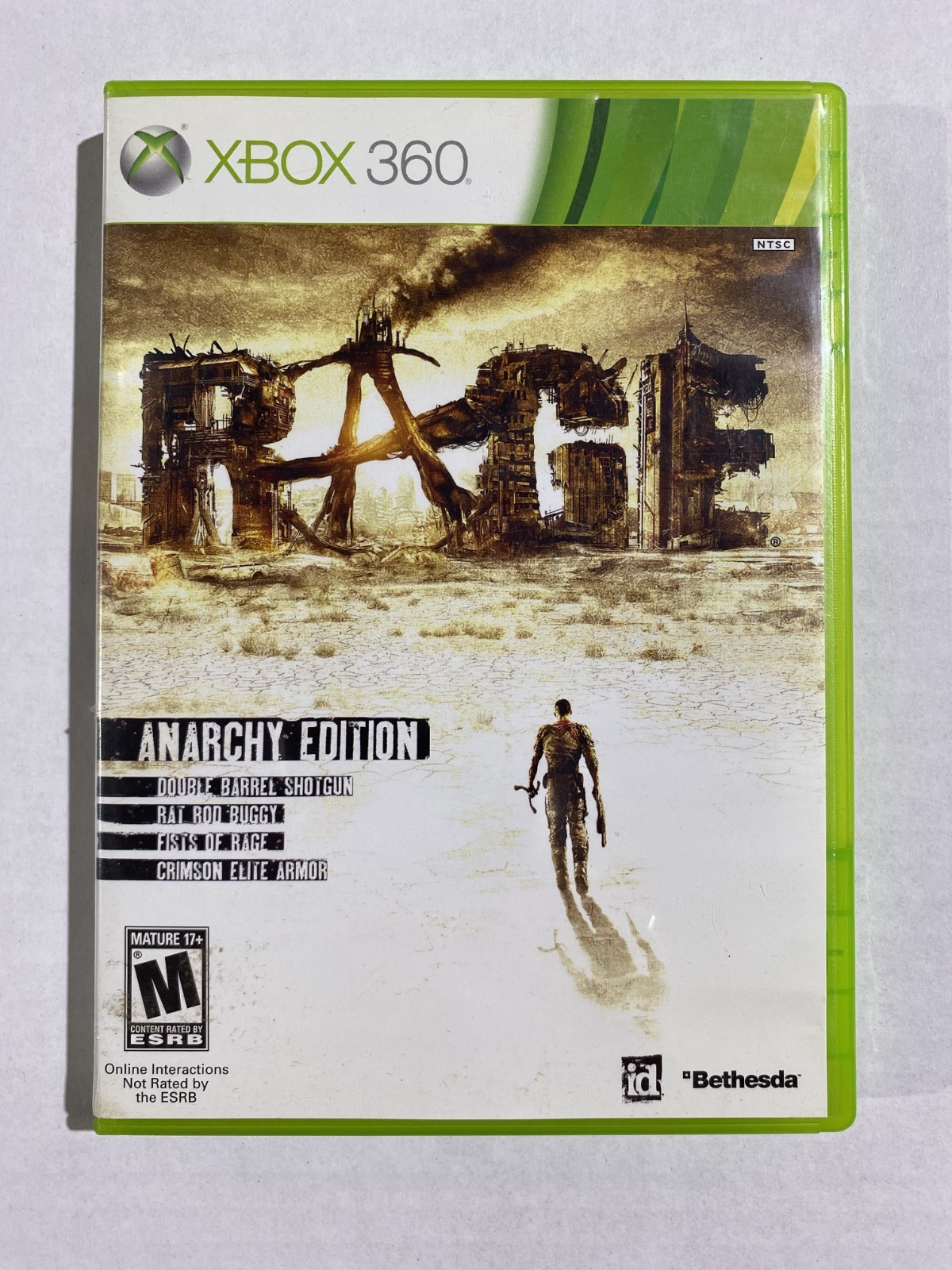 Rage (Microsoft Xbox 360, 2011) Tested Working – Free Ship