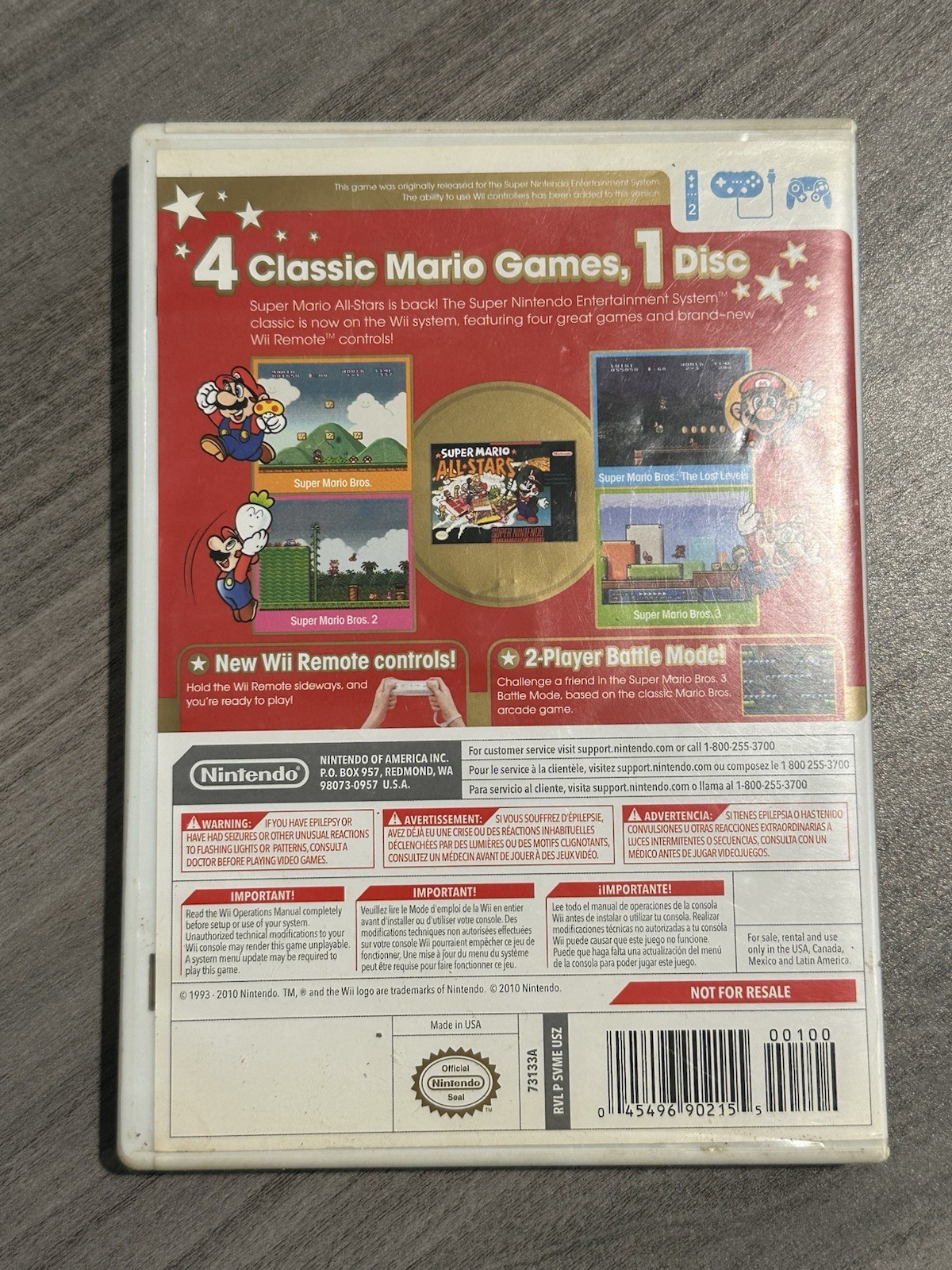 Super Mario All Stars (Nintendo Wii, 2011)