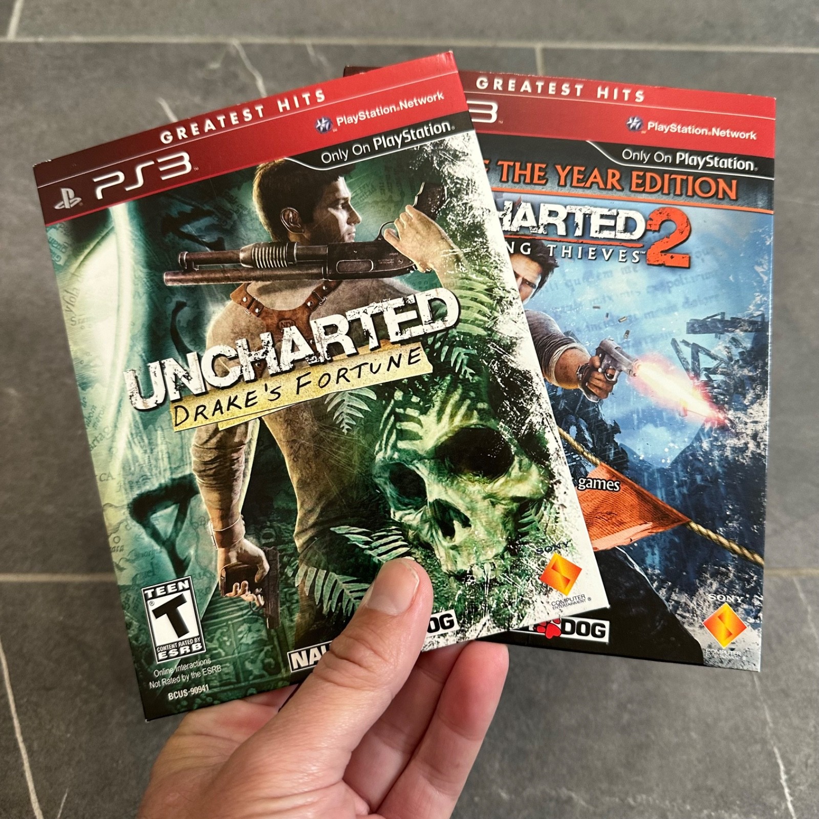 Uncharted 1 & 2 Collection (Sony PlayStation 3, 2011) EUC
