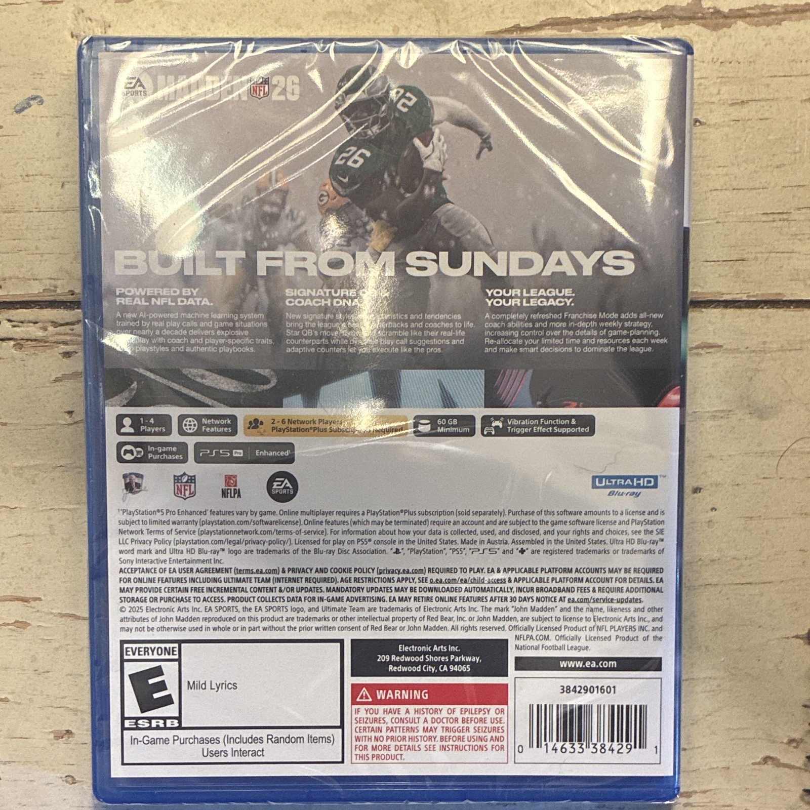 EA SPORTS Madden NFL 26 PS5 E Everyone Multiplayer Online Playability