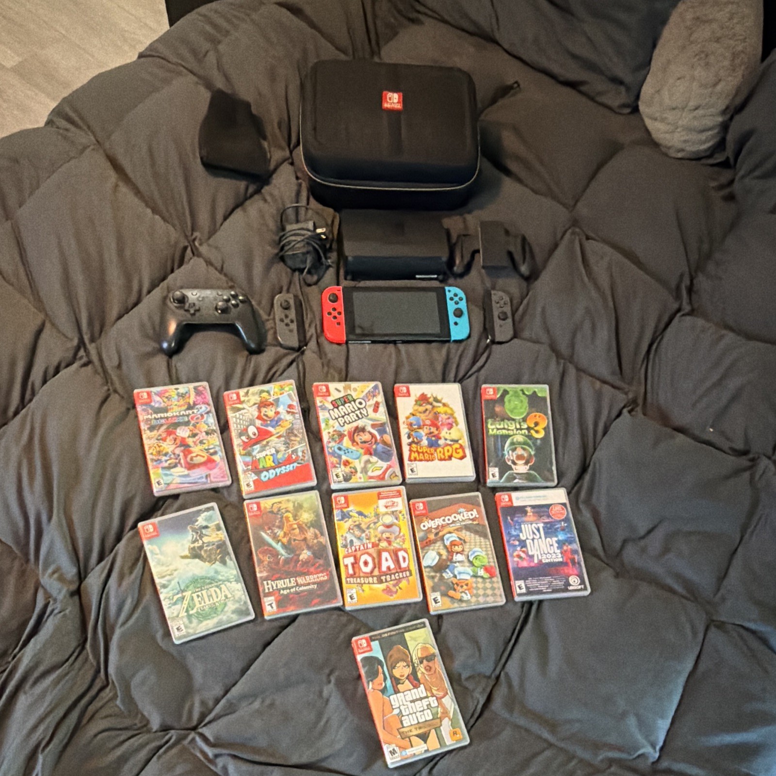 Nintendo Switch LED bundle with 11 games and more