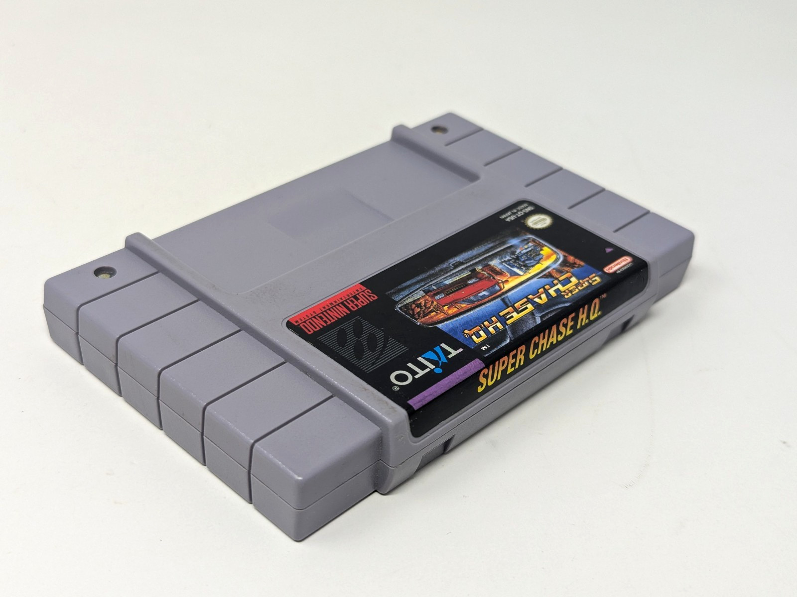Super Chase HQ Super Nintendo SNES 1993 Game Cartridge Authentic Tested Taito