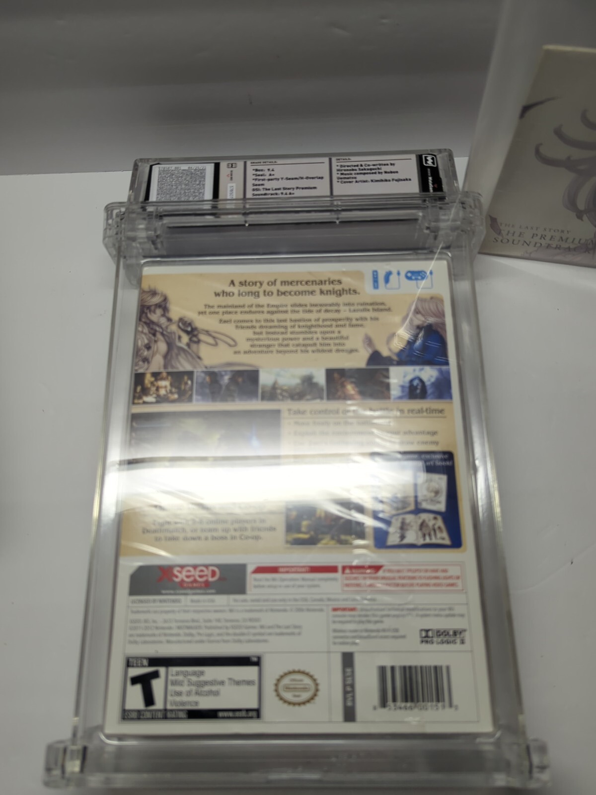 Nintendo Wii The Last Story Limited Edition New Sealed Graded WATA RARE CD GRADE