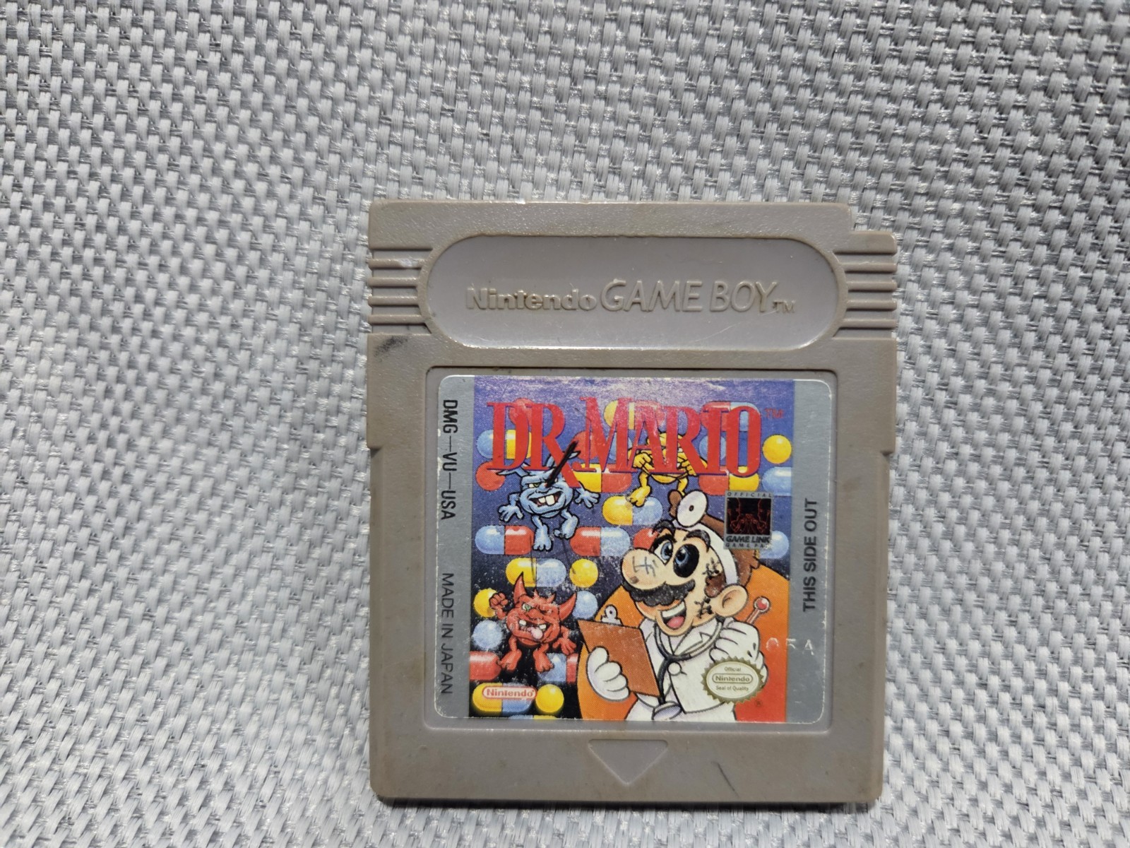 Nintendo Game Boy Gameboy Dr. Mario Original Authentic Cartridge Tested Cleaned