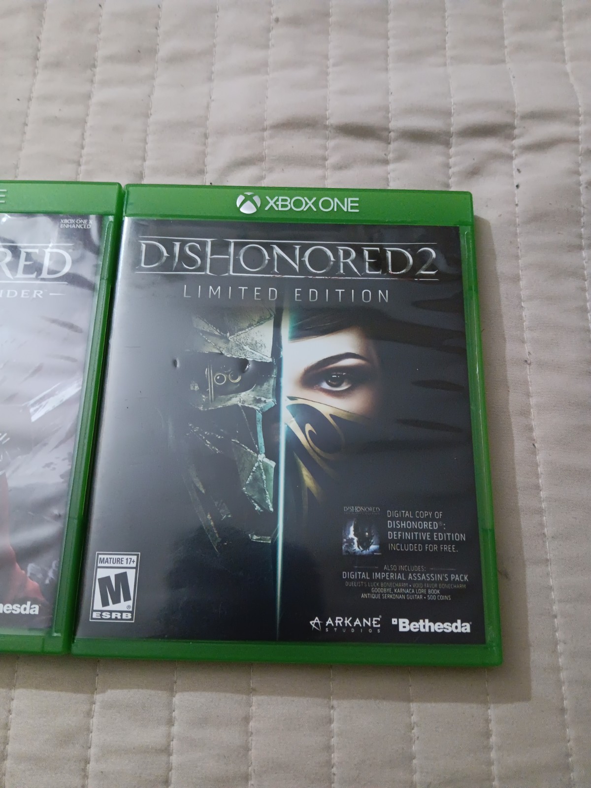 Dishonored Games (Xbox One) Dishonored/Dishonored 2/Dishonored Death of Outsider