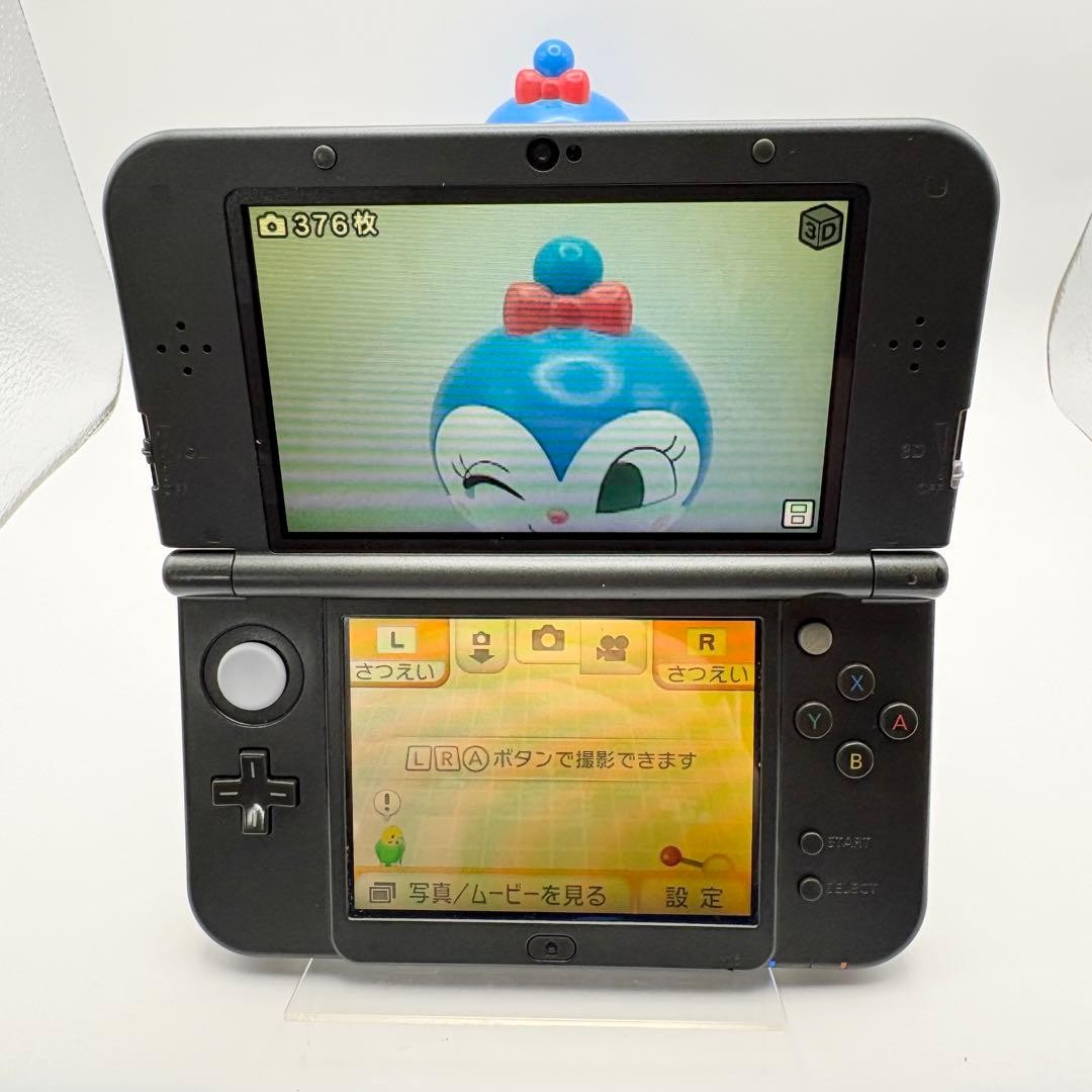 Tested and Working Nintendo New3DSLL Metallic Black with screen burn