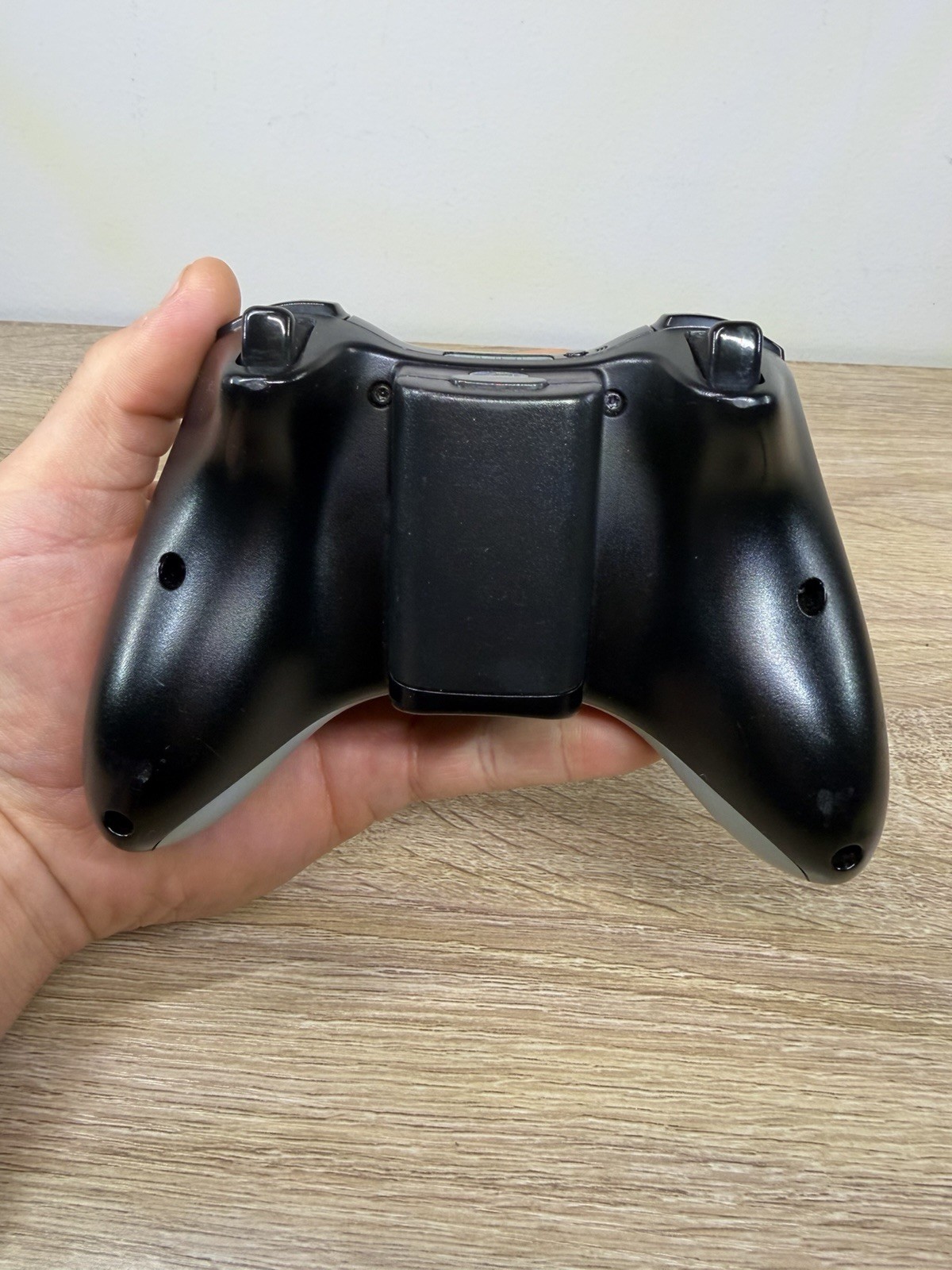 Official Microsoft Xbox 360 Black & Grey Wireless Controller Model 1403