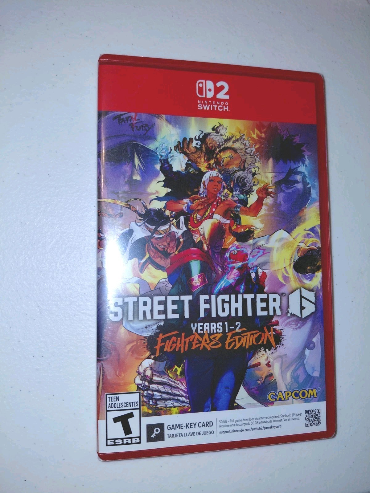Street Fighter 6 Year 1-2 Fighters Edition for Nintendo Switch 2 (Game-Key Card)