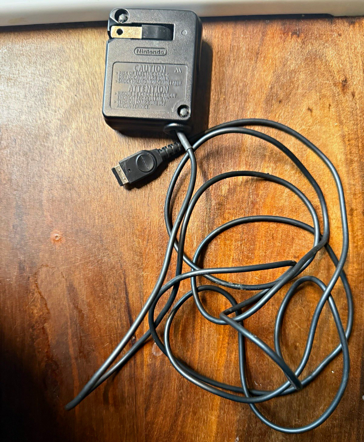 Nintendo AGS-002 AC Adapter Wall Charger for Game Boy Advance SP, Black