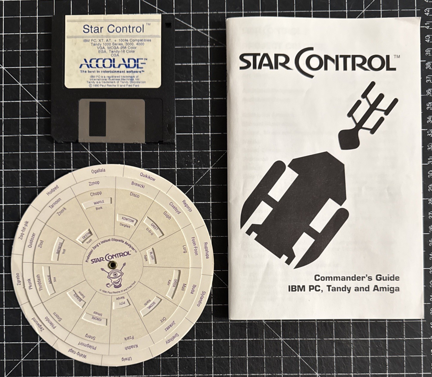 Star Control (Accolade, IBM PC, CIB, 3.5”, 1990)