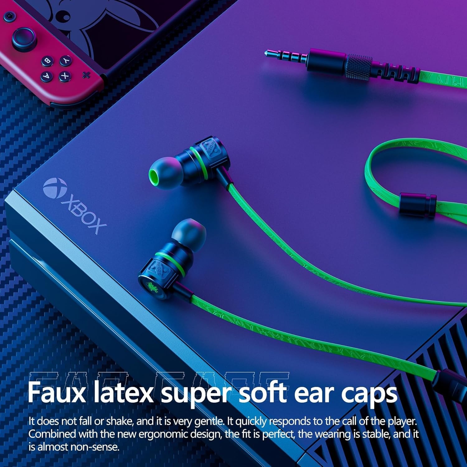 Gaming Earbuds Wired, USB C & 3.5mm Dual Plug in Ear Headphones with Mic and …