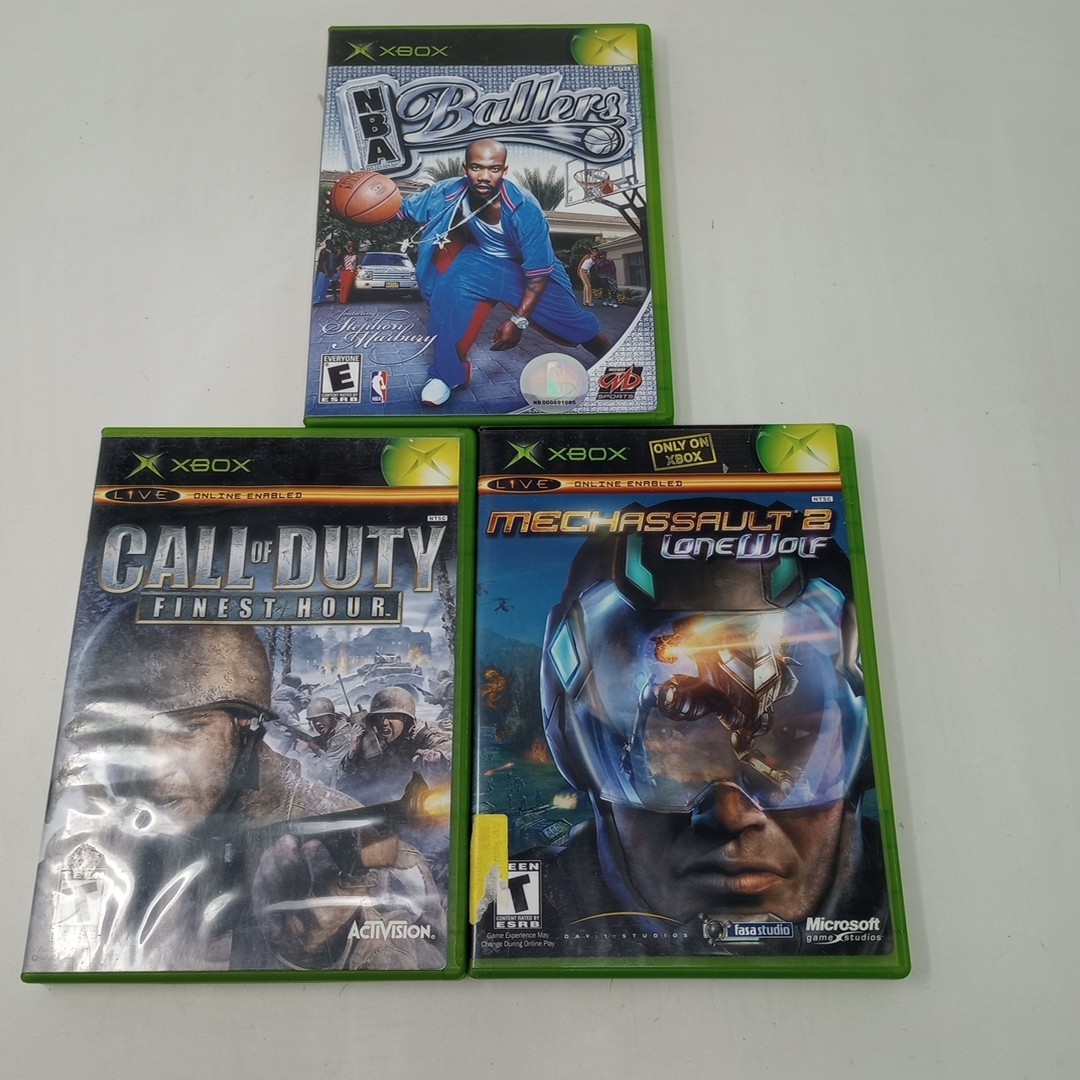 Lot Of 21 OG XBOX Games With Cases (UNTESTED) See Pics!