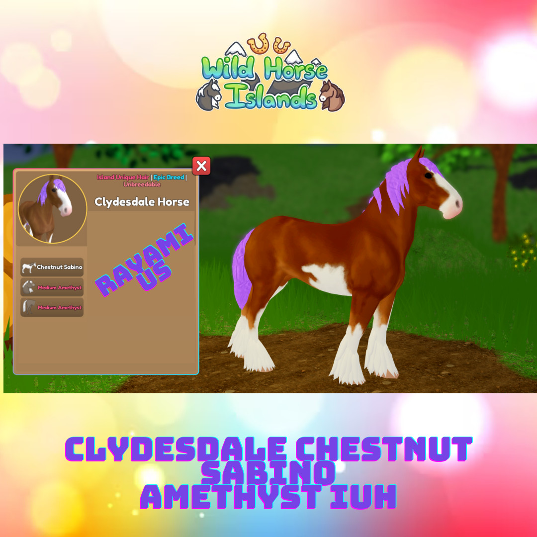 Clydesdale Horse IUH – Wild Horse Islands | Daily Restock