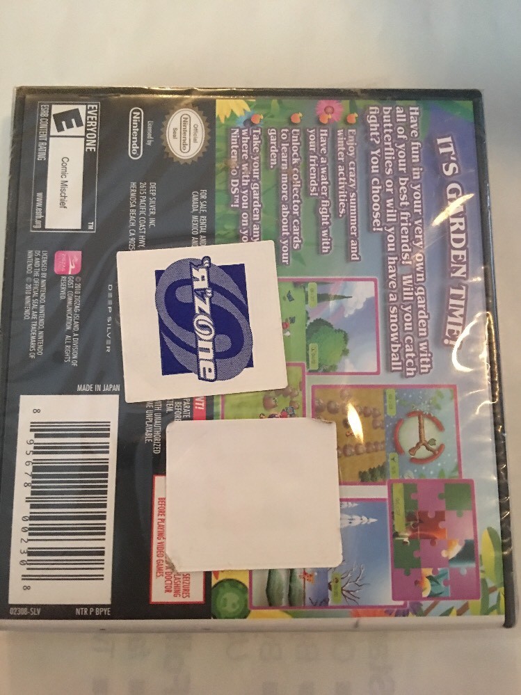 Let’s Play: Garden – Care For Plants Nintendo Ds Brand New Factory Sealed