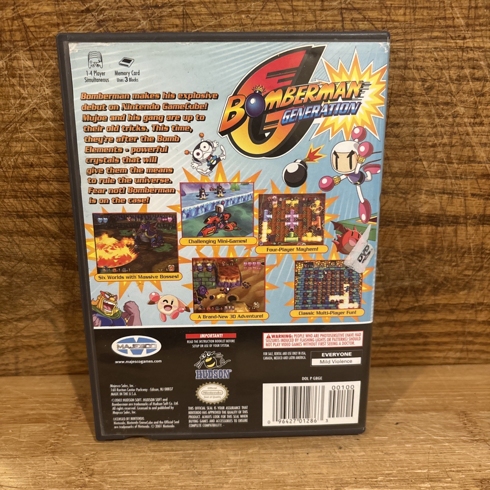Bomberman Generation Nintendo GameCube 2002 No Manual Tested & Working