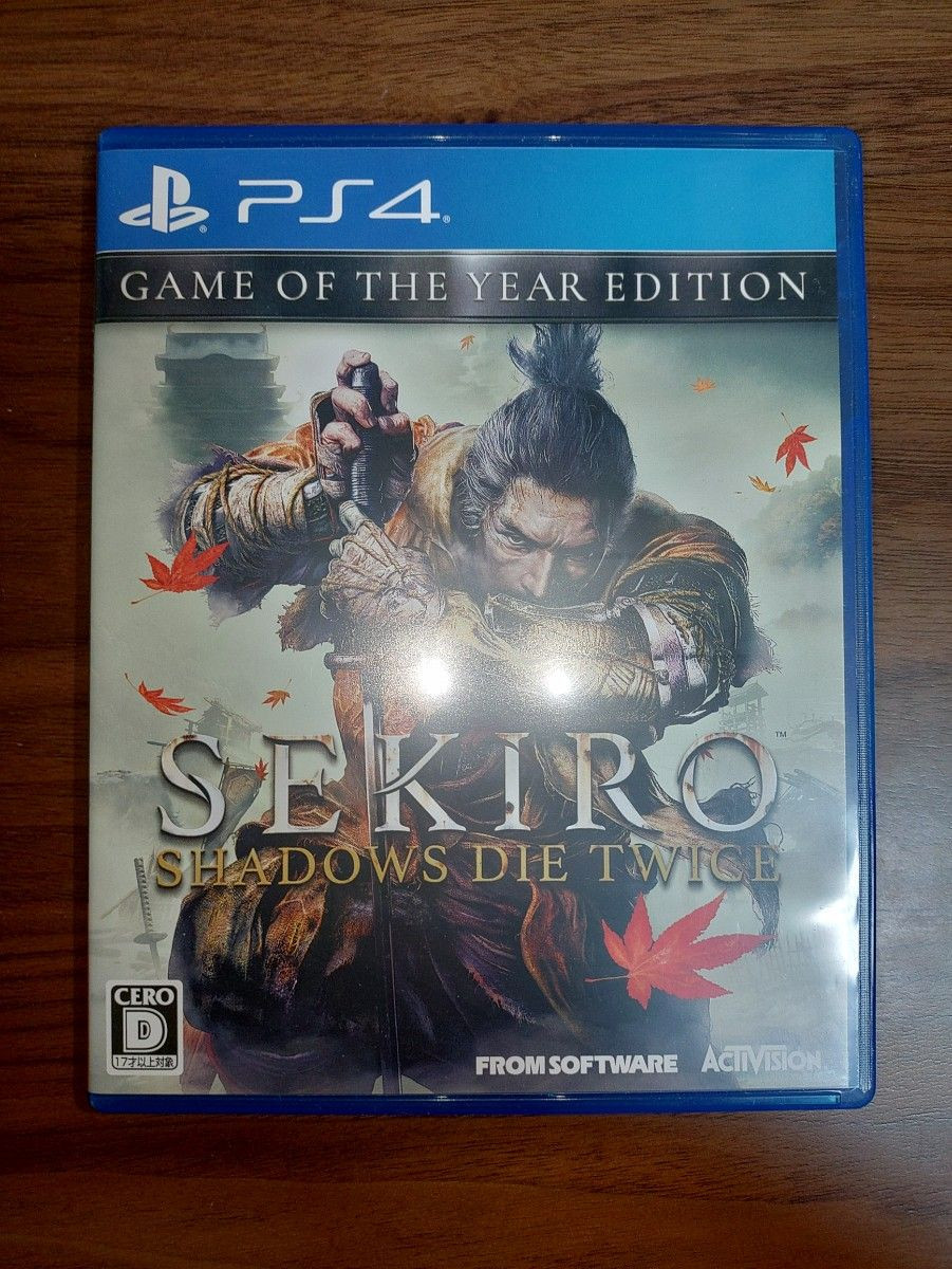 Sekiro Shadows Die Twice GAME OF THE YEAR EDITION PS4 Samurai Action W/Case