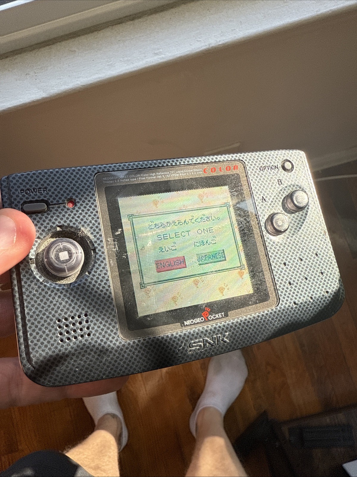 Neo Geo Pocket Color Carbon Black Model Full Size