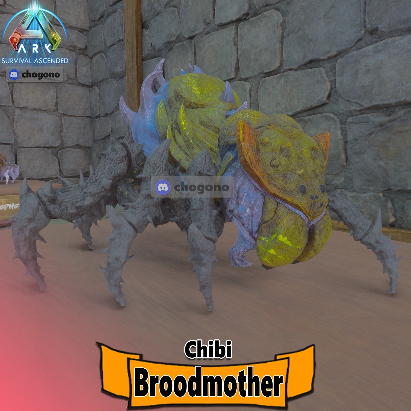 Ark Survival Ascended RARE PVE CHIBI BROODMOTHER