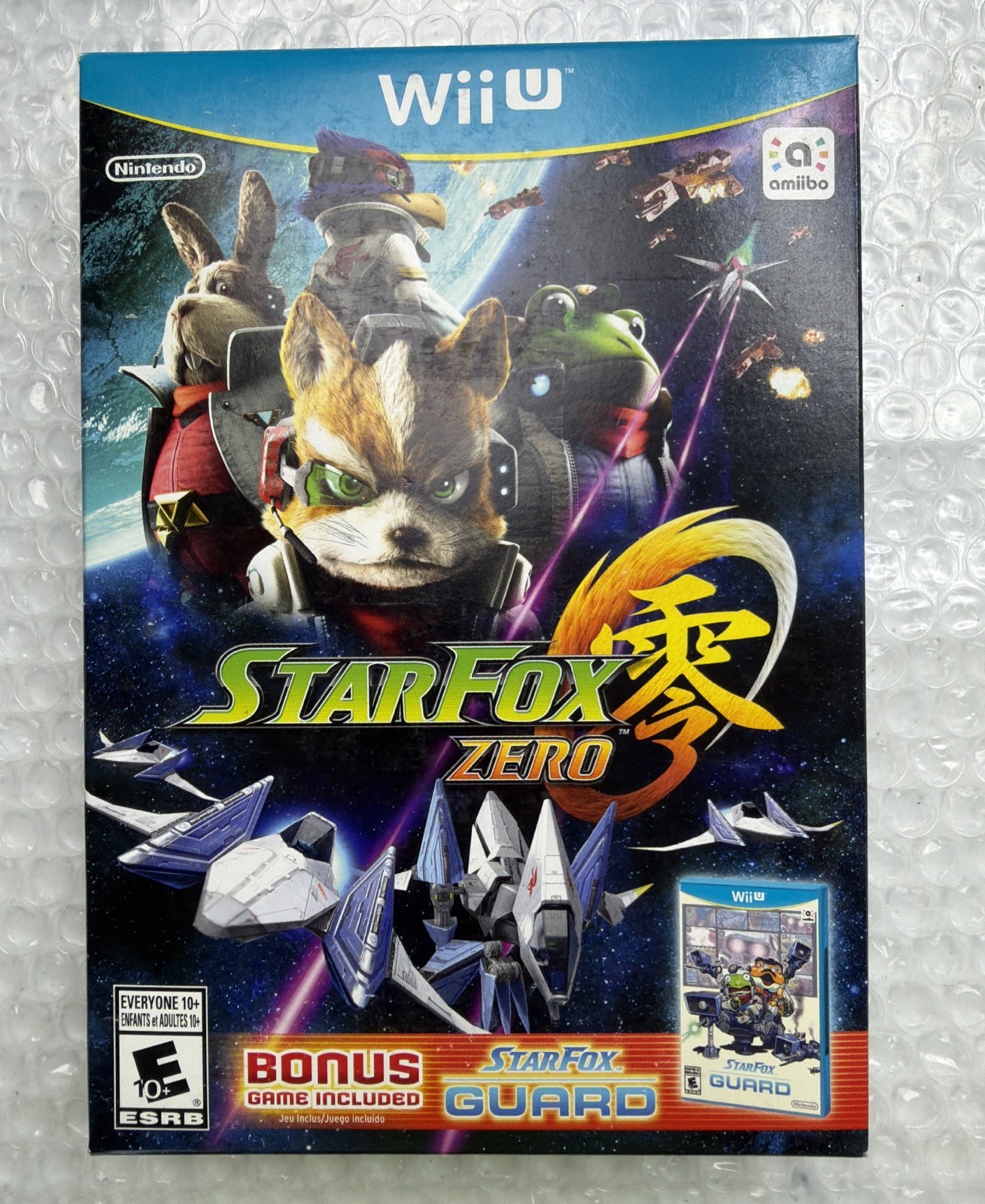 Star Fox Zero + Bonus StarFox Guard US NTSC Release WiiU Wii U Factory Sealed