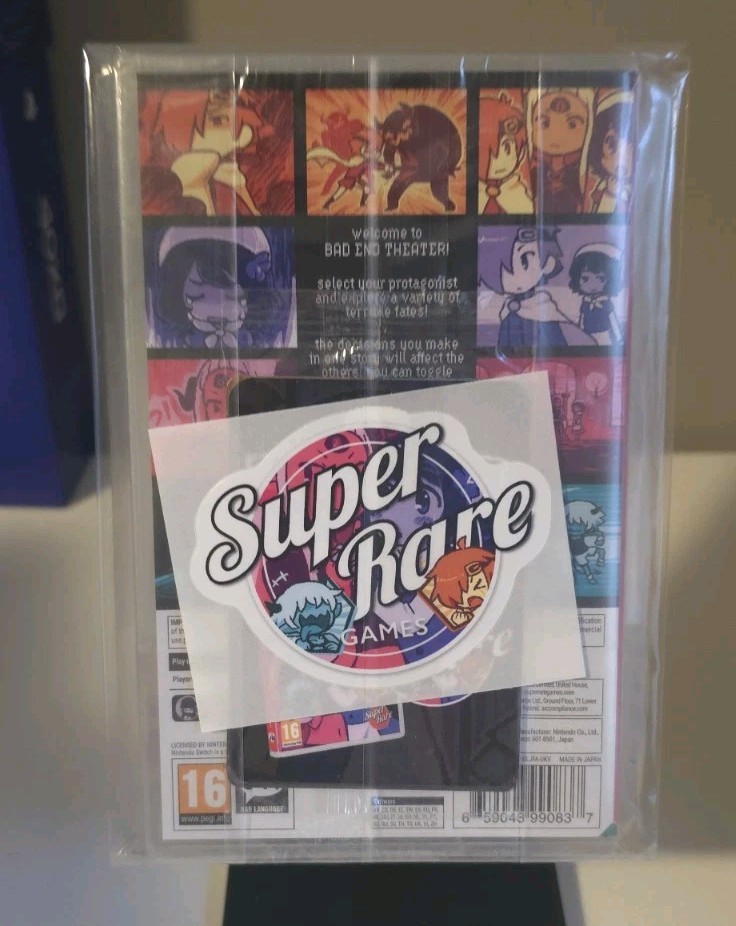 Bad End Theater (Nintendo Switch, 2025) – Super Rare Games #148 Brand New Sealed
