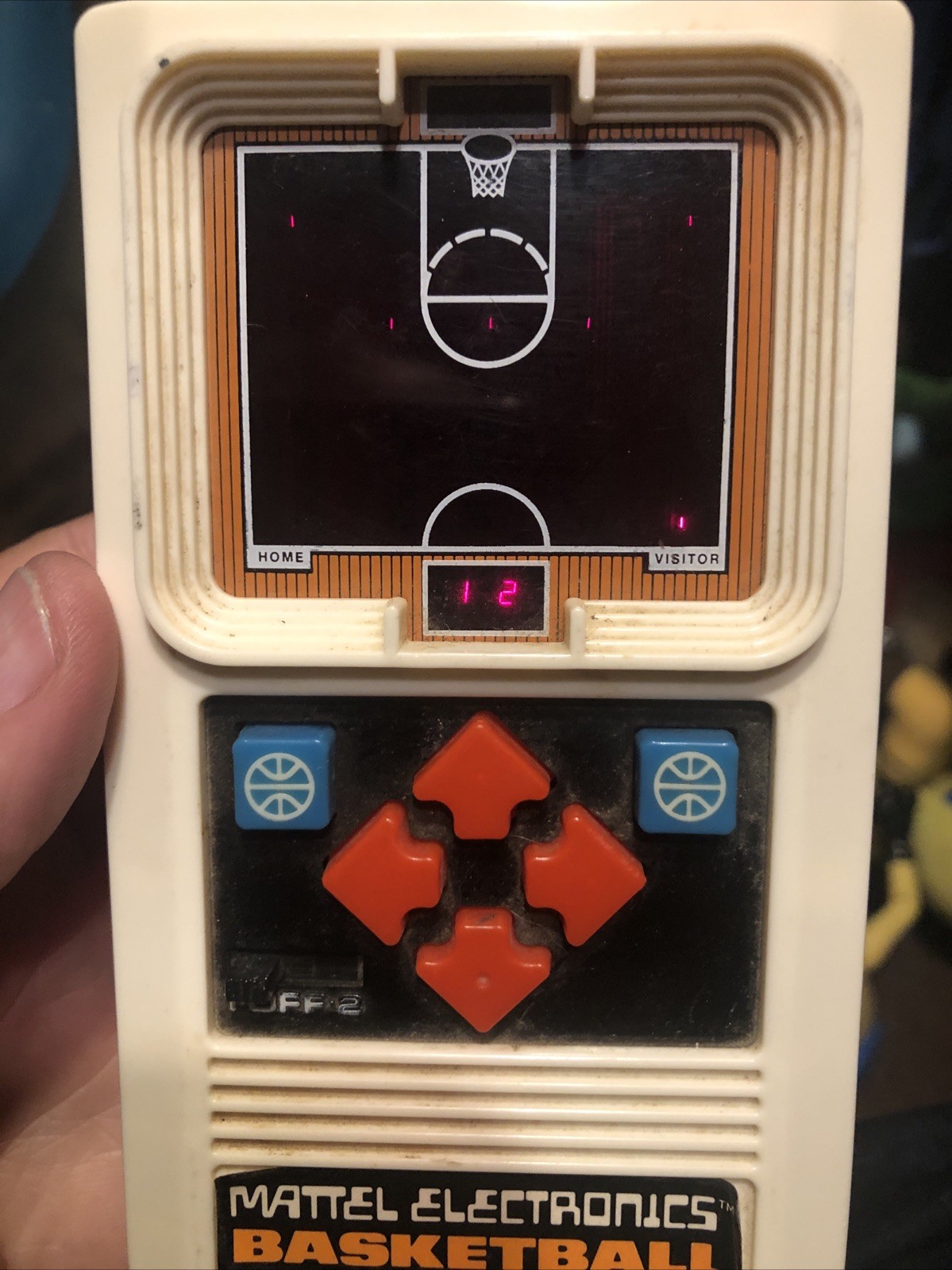 Mattel Electronics Vintage Handheld Basketball Game Tested 1978 Pre-owned WORKS!