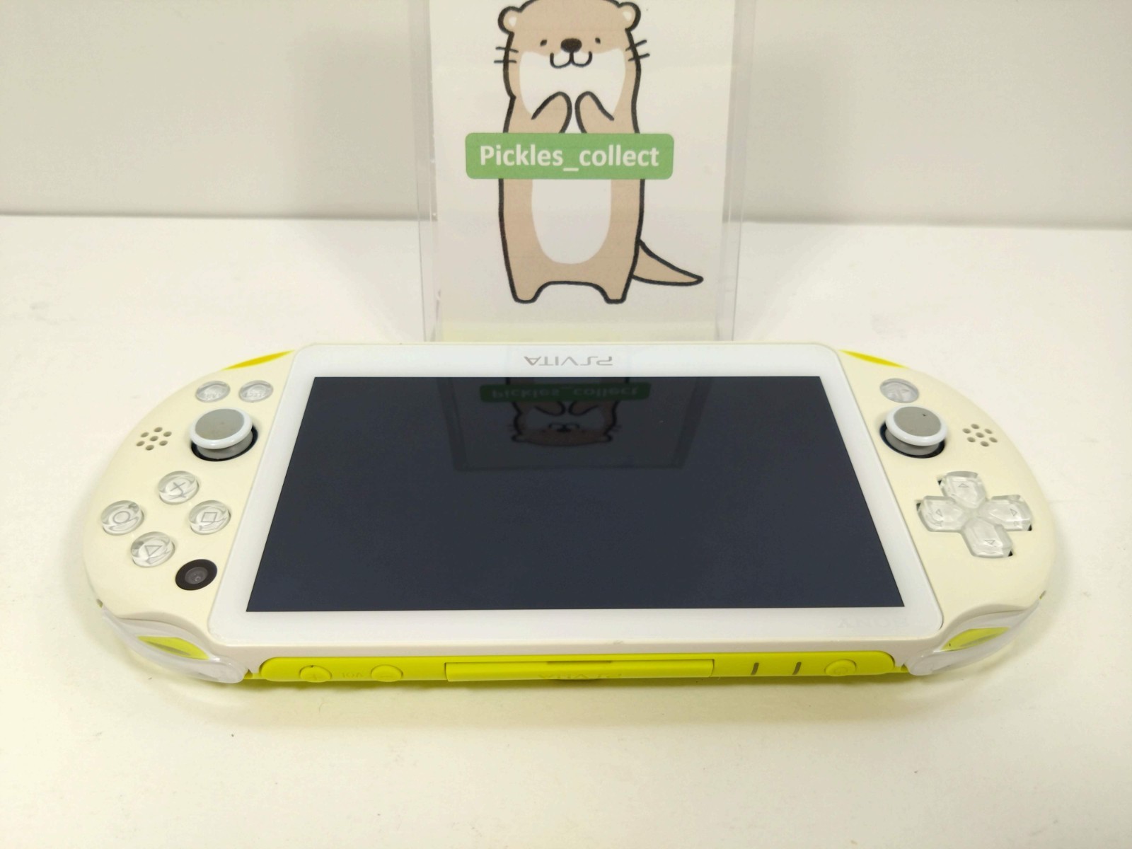 PS Vita 2000 Lime Green White PCH 2000 ZA13 Console only PSV Tested Sony 0611A