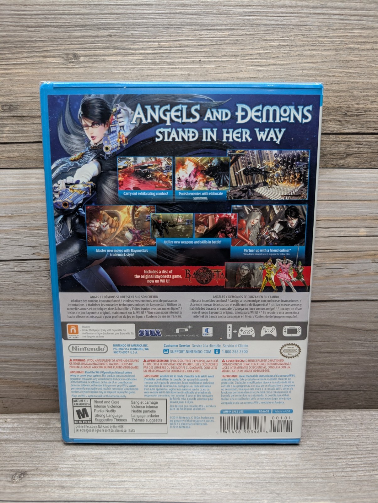 Bayonetta 2 Bonus Disc Variant (Nintendo Wii U) NEW SEALED