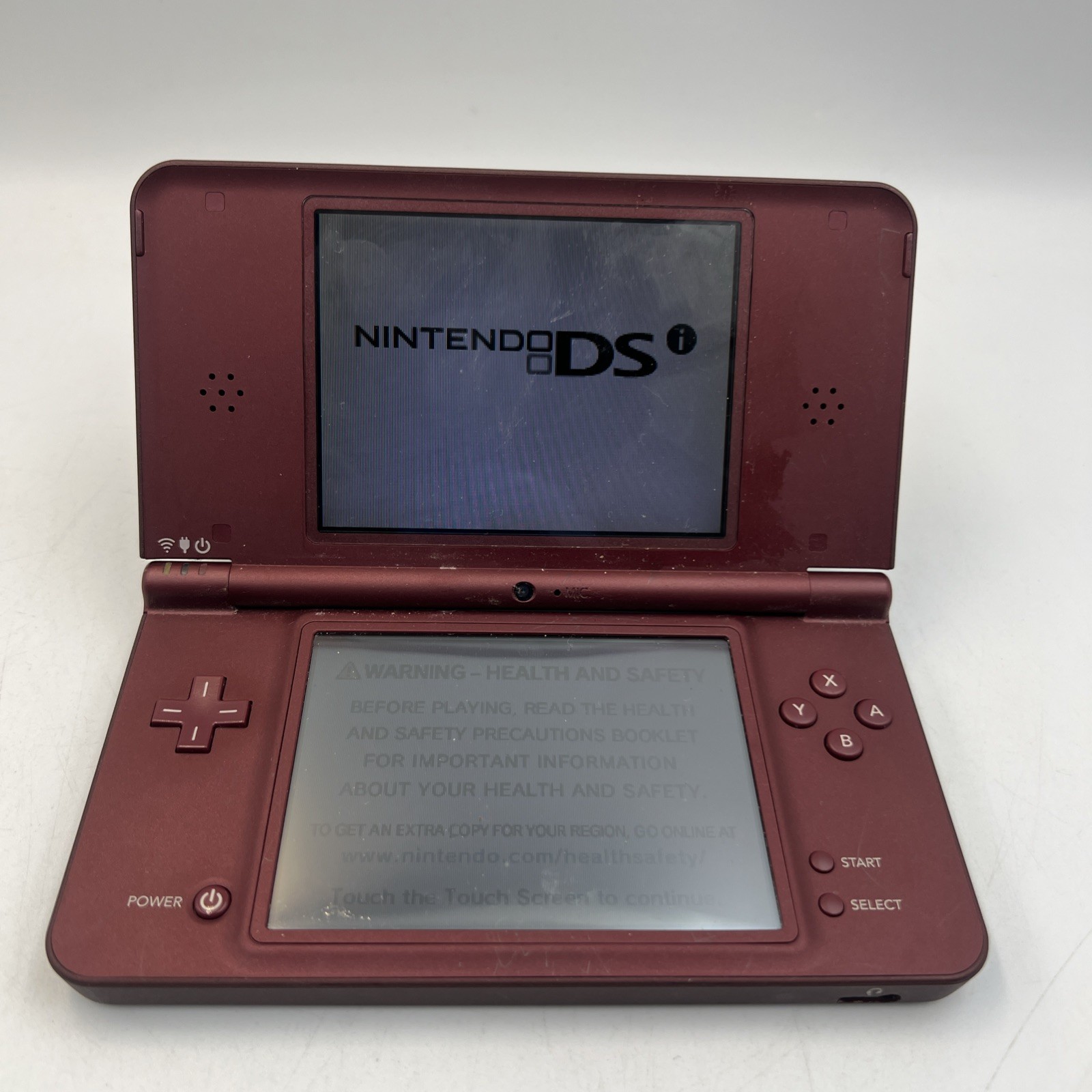 Nintendo DSi XL Burgundy Handheld Console Tested and Working – Console Only –