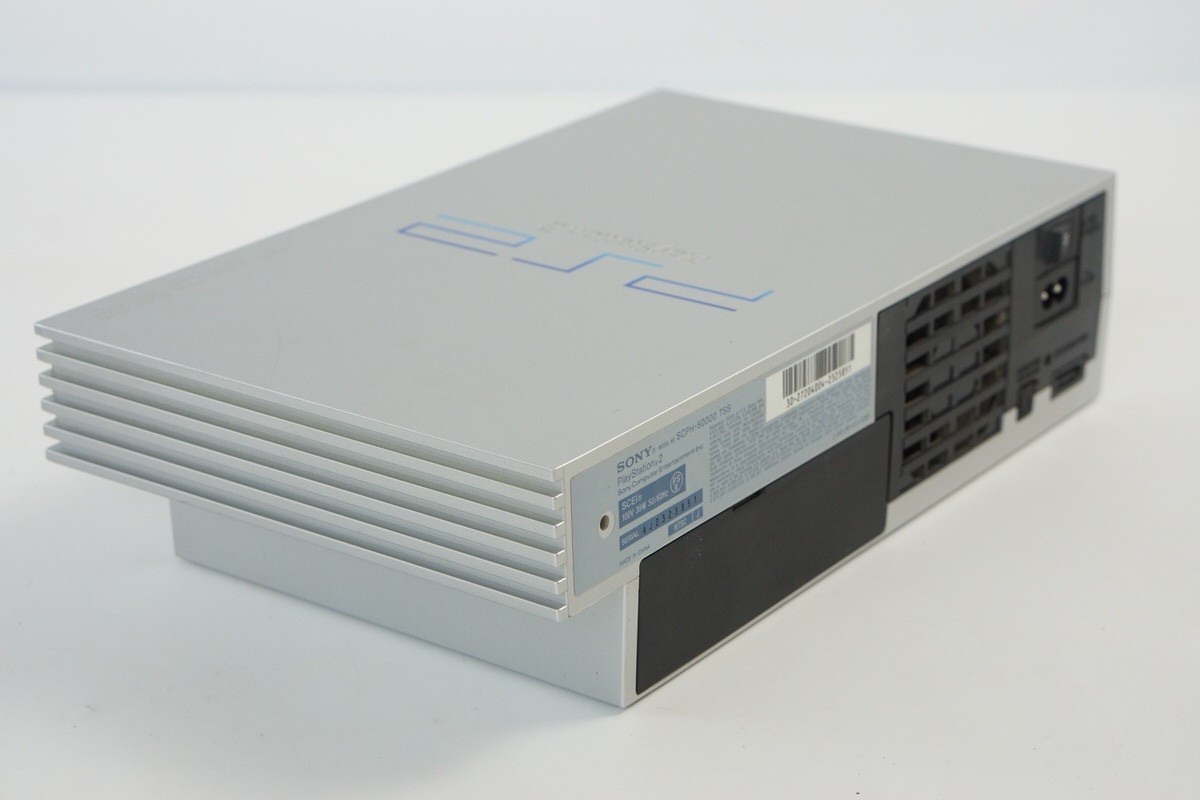 PS2 SILVER Console SCPH-50000 TSS Tested System Playstation 2 NTSC-J AJ2323851
