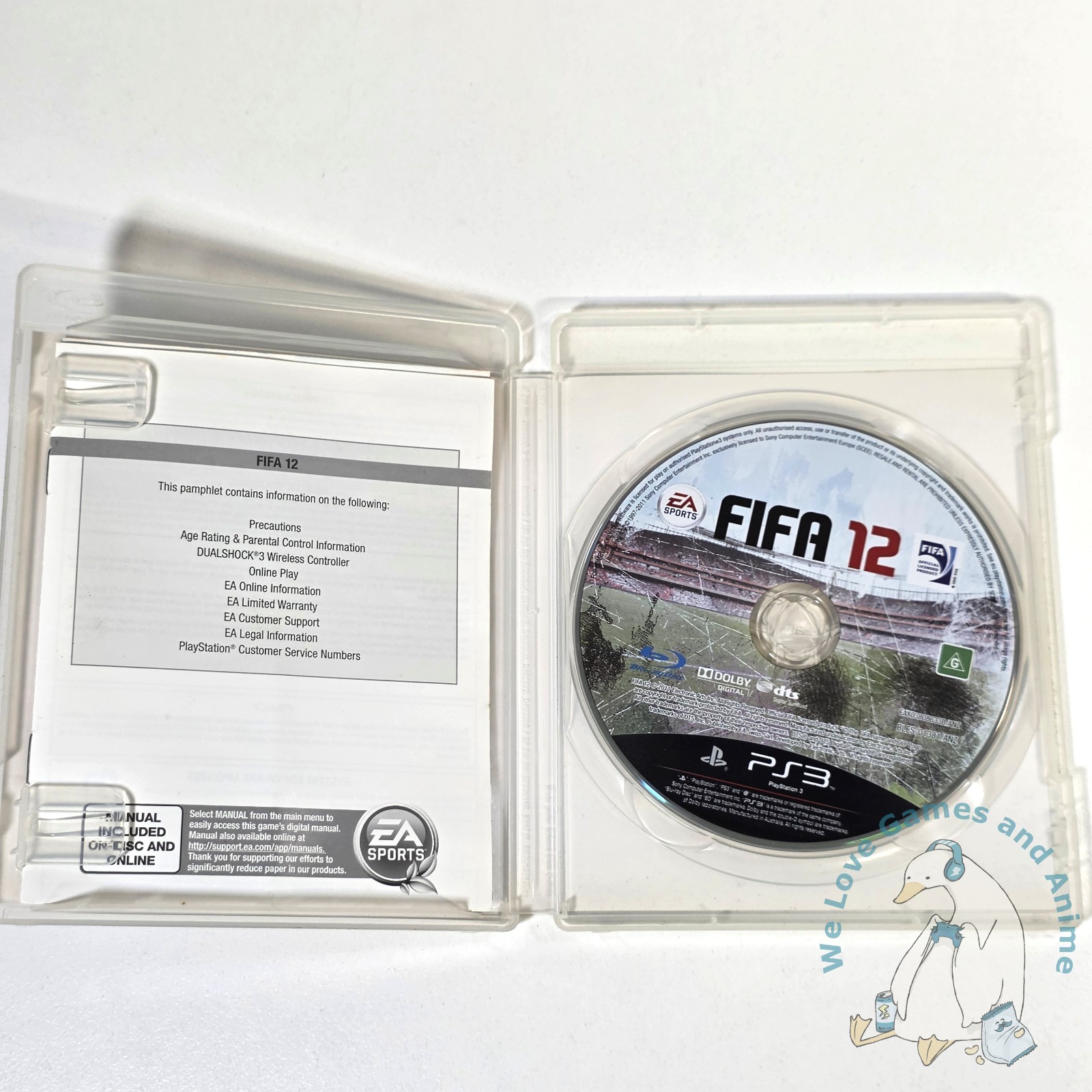 FIFA 12 – PS3 PlayStation 3 Chinese Hong Kong Asia Cover Variant