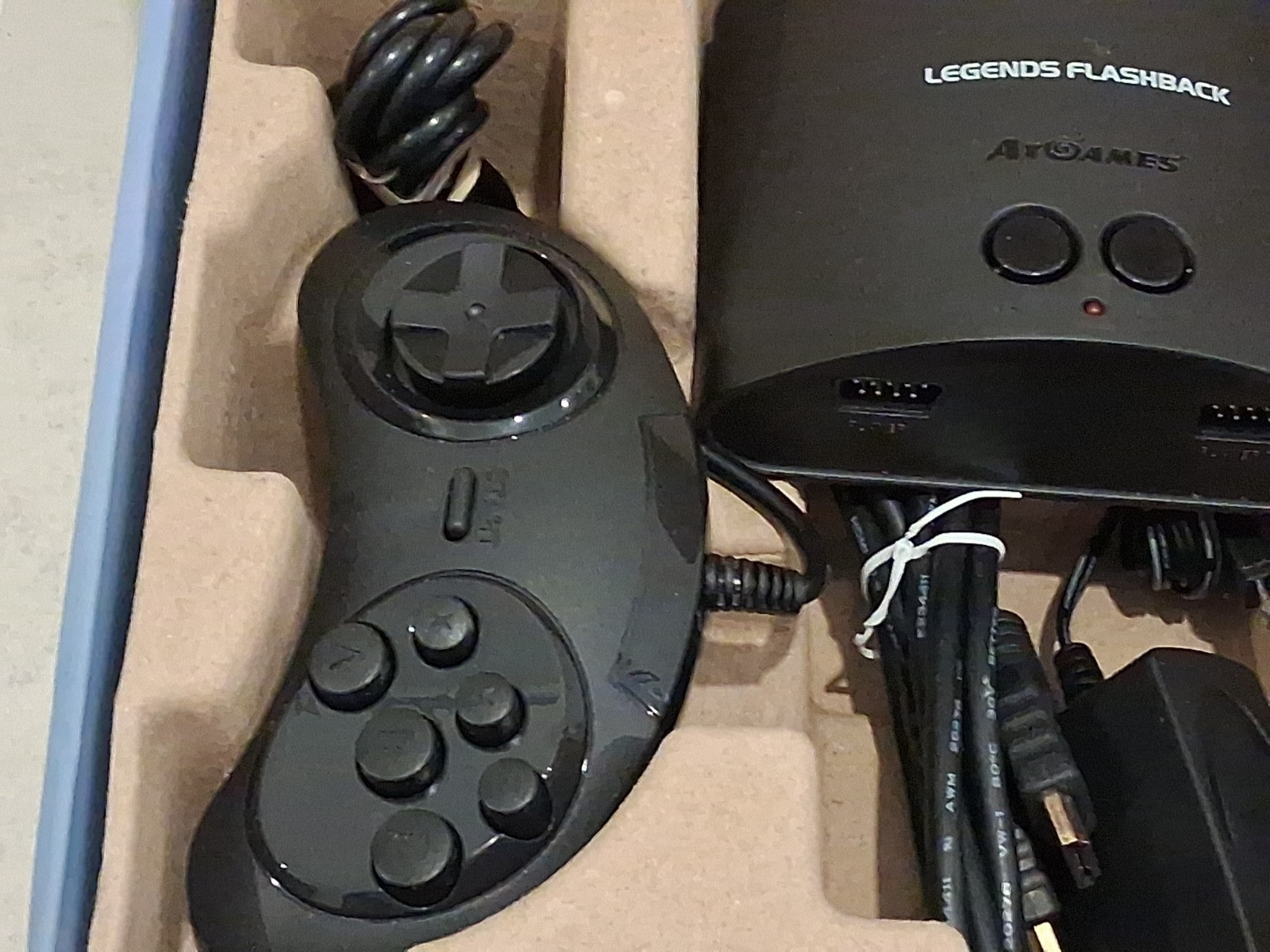 AtGames Legends Flashback HDMI Console Built-in Games with 2 Controllers