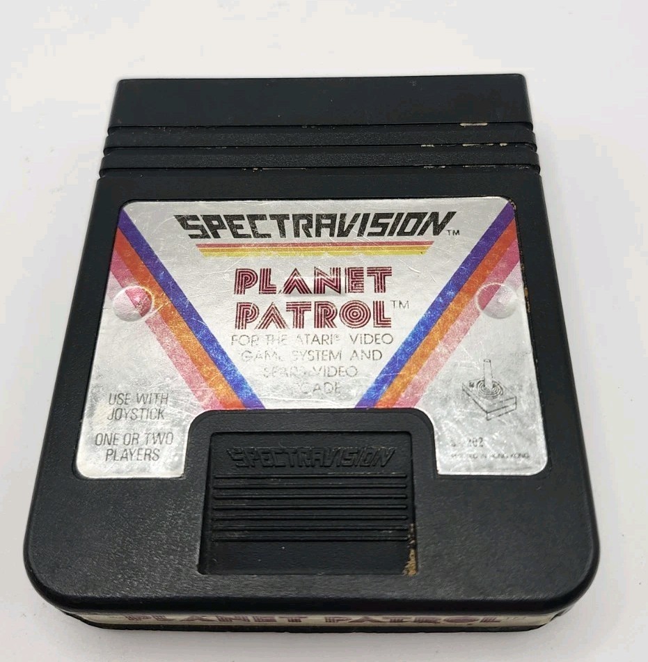 Planet Patrol (Atari 2600, 1982) By Spectravision Tested Rare Mint Retro Cart