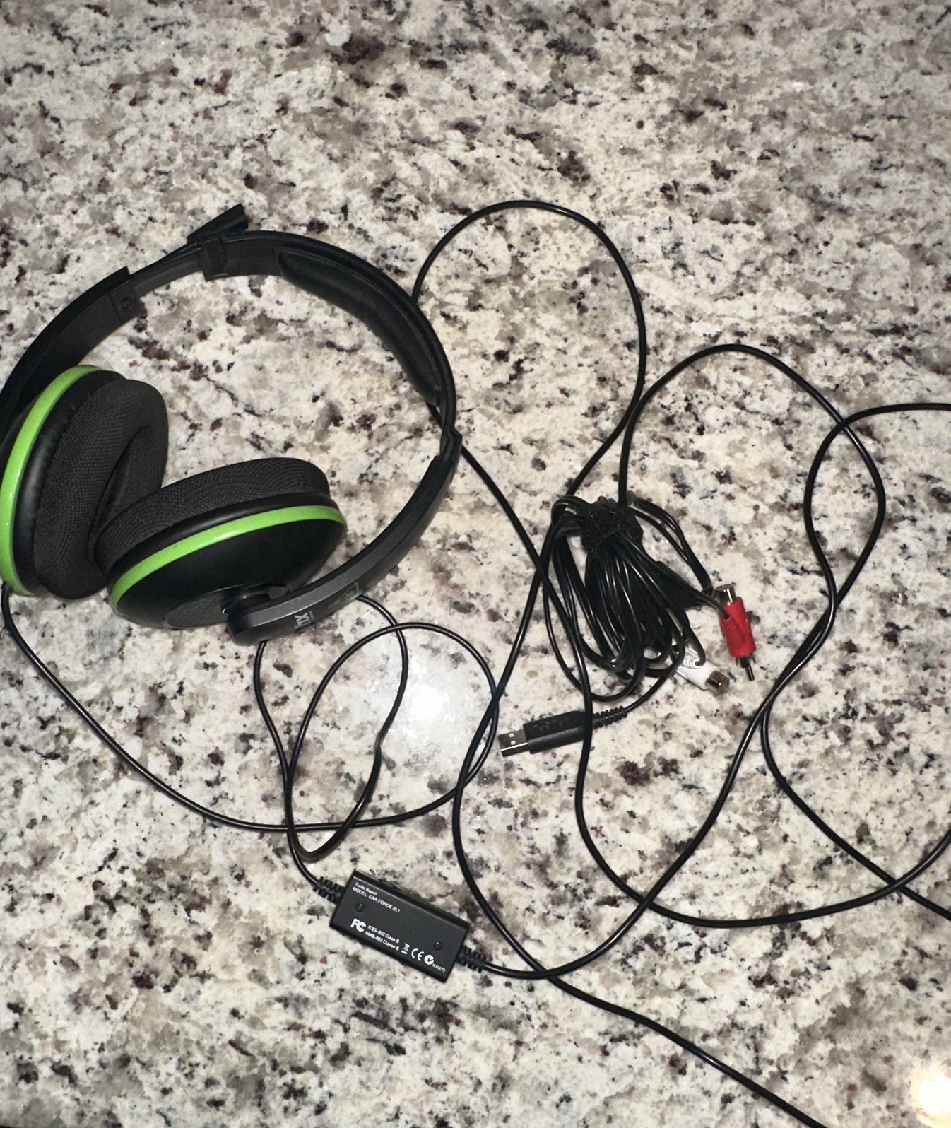 Turtle Beach Ear Force XL1 Black/Green Headband Headsets for Multi-Platform