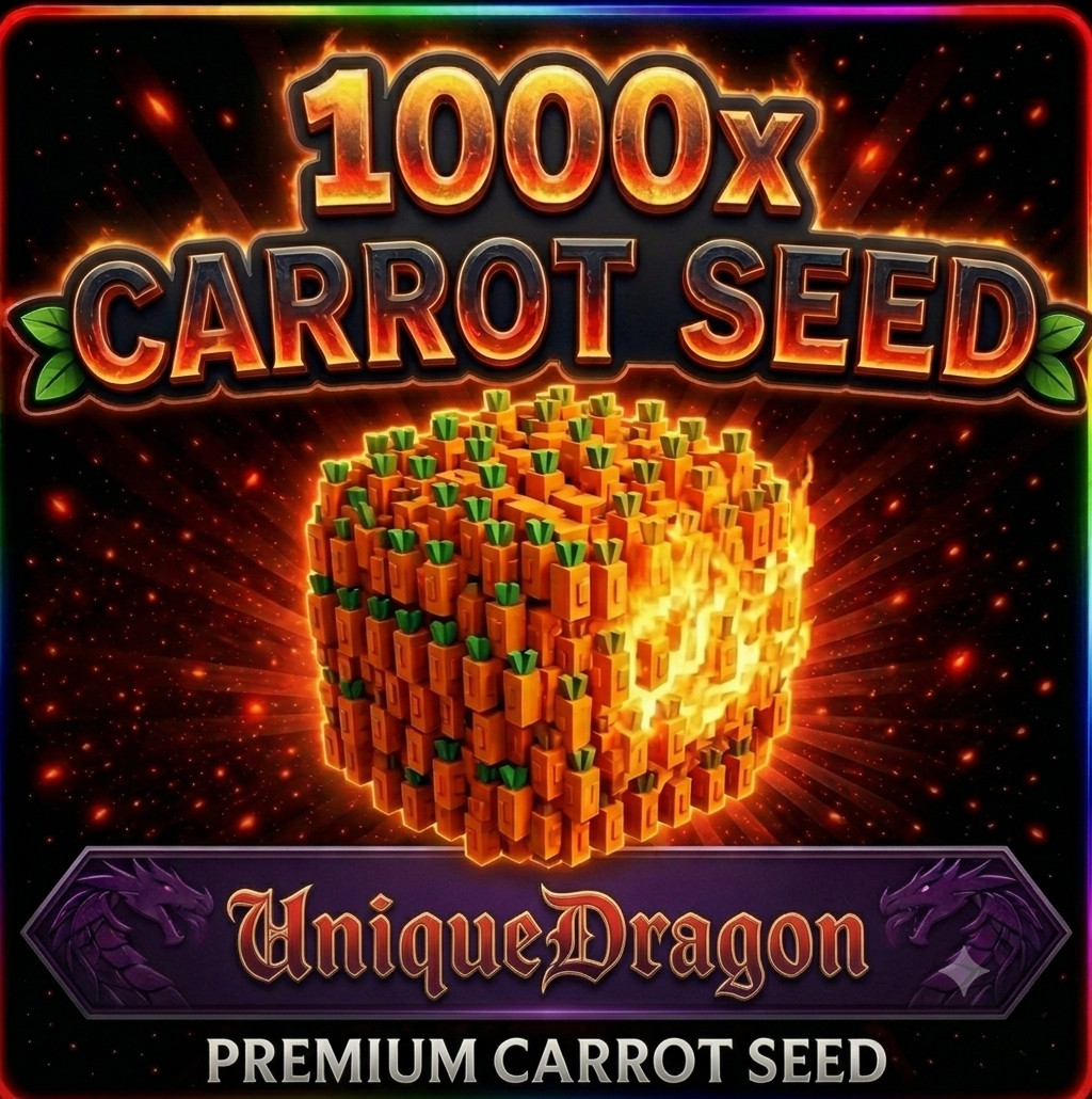 🌱Roblox Grow a Garden 2 | 1000 Carrot Seeds | Fast Delivery🌱