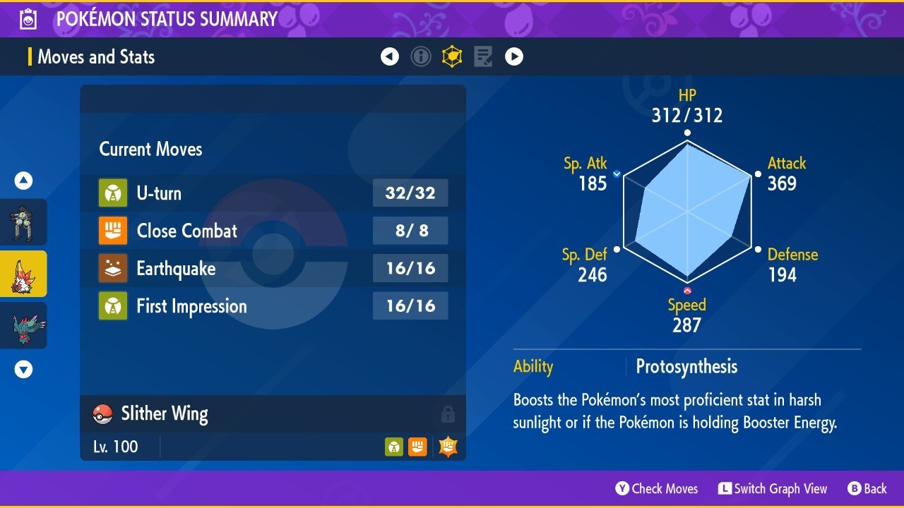 Pokemon Scarlet Violet Ultra Shiny 6IV Slither Wing Past Paradox Volcarona