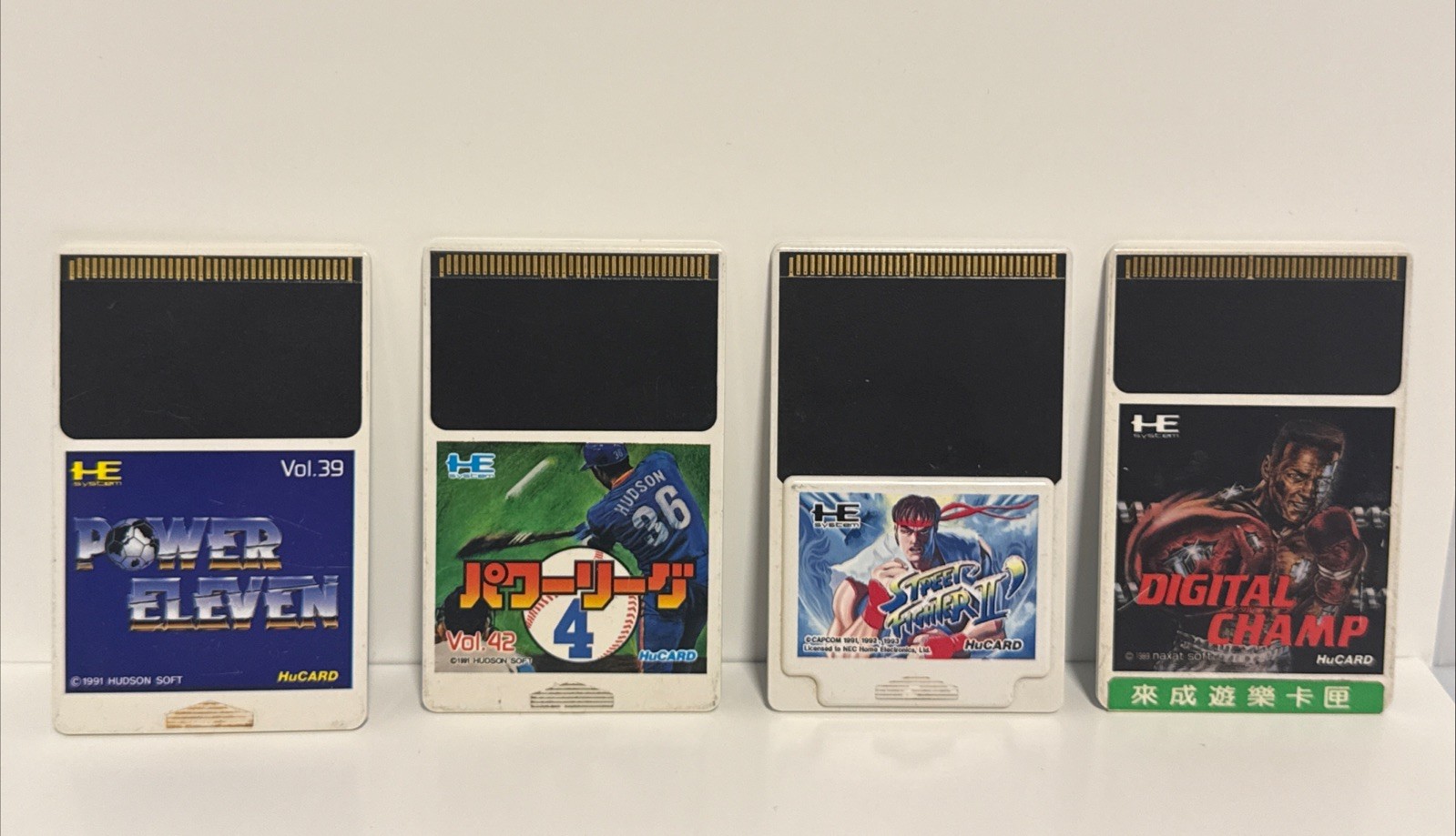 PC Engine Hu Card Only – Lot Of 17/Read