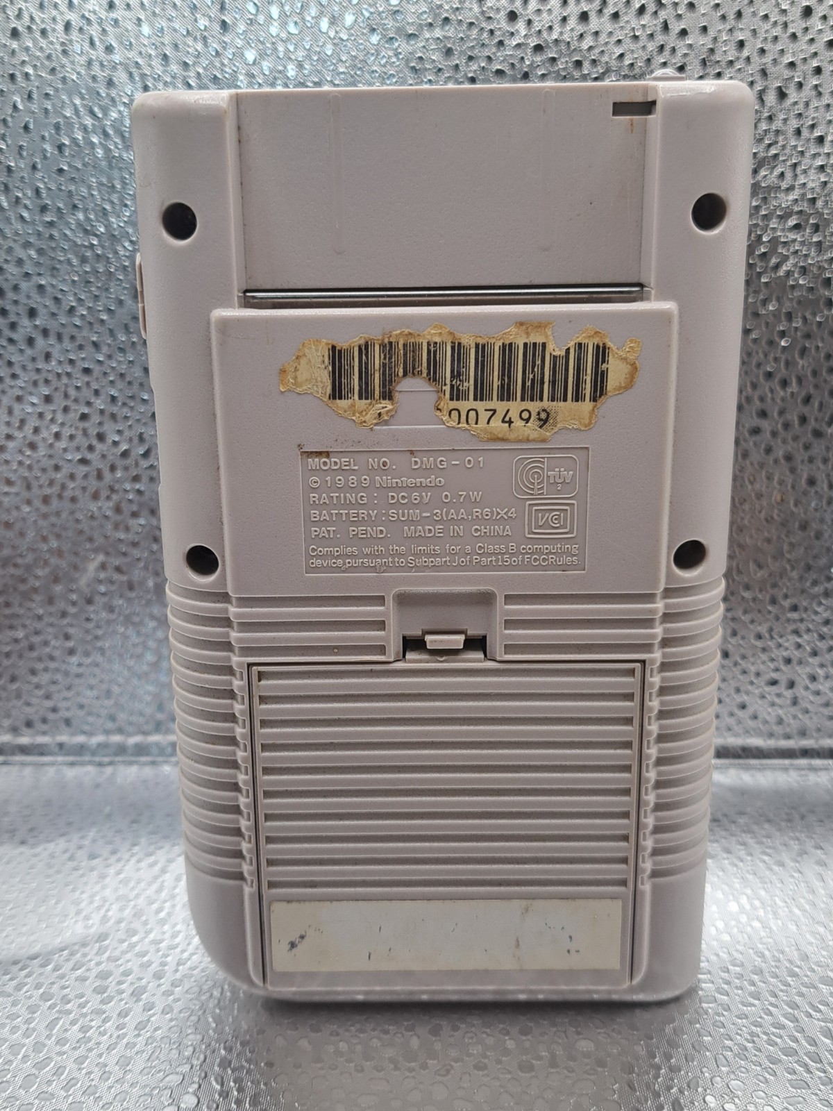 Nintendo Game Boy DMG-01 Handheld System with Flaw Gray READ