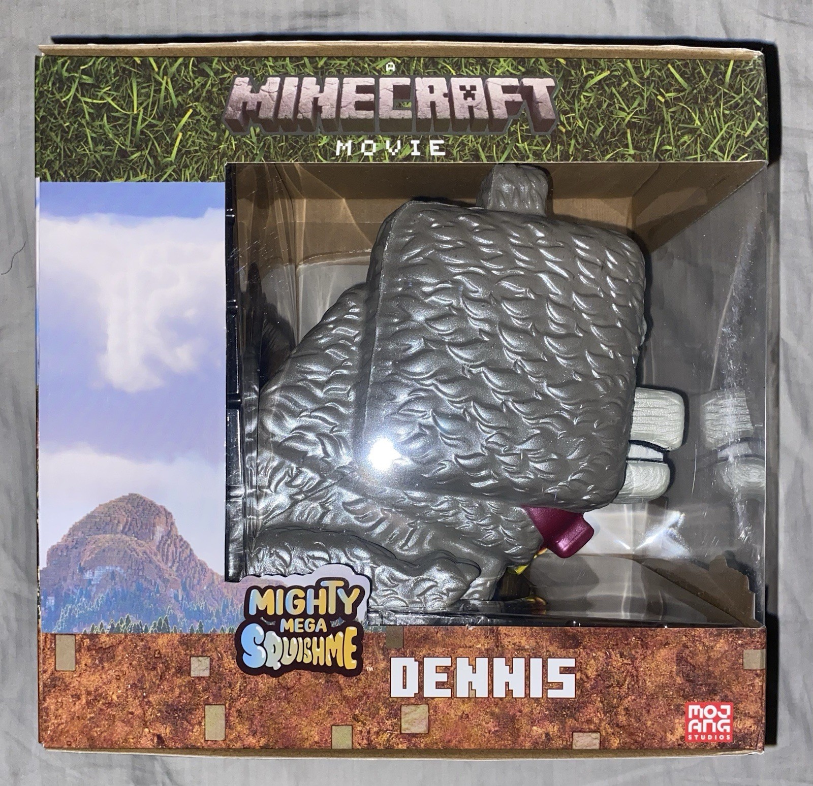 Minecraft SDCC Exclusive Mighty MEGA SquishME Dennis w/DLC sunglasses, 1 of 500!