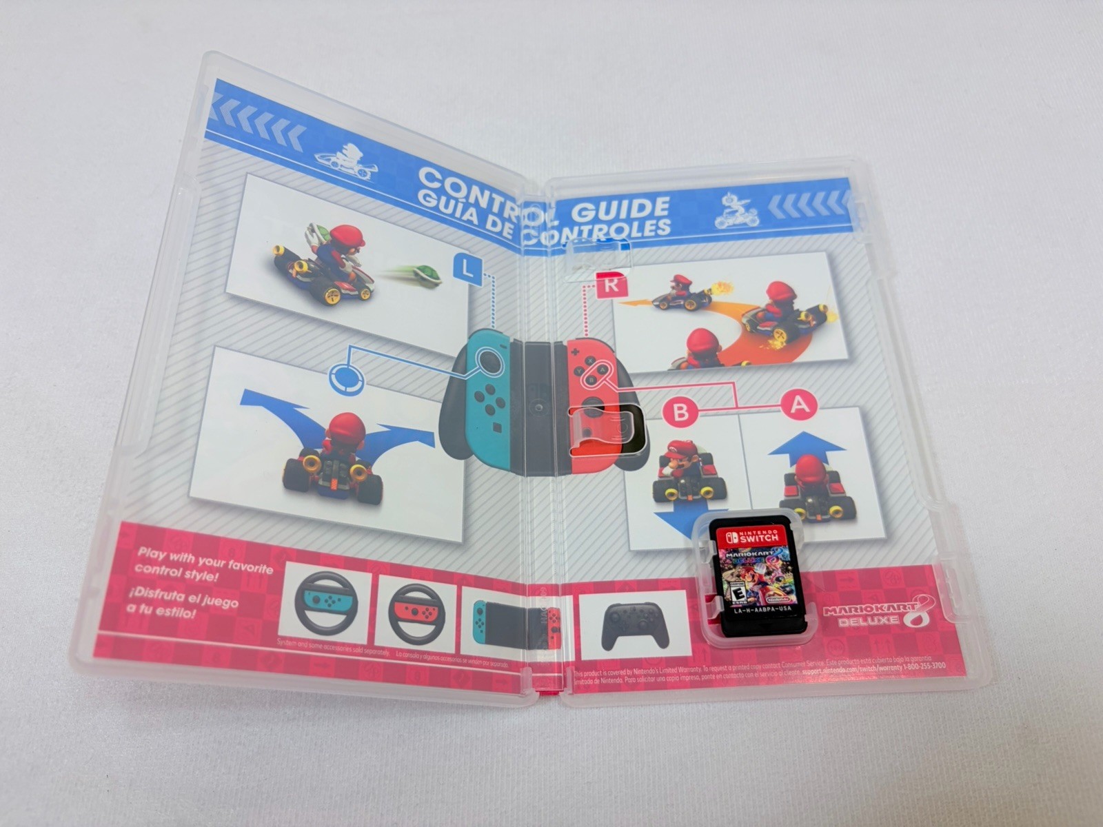 Game And Case Mario Kart 8 Deluxe – Nintendo Switch CIB Tested Working