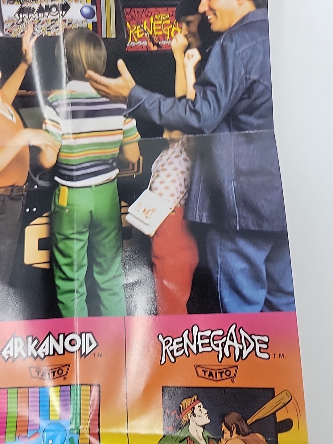 Taito Nintendo NES 1990 Fold Out Insert Advertisment Arcade Home Game TAI-NES-US